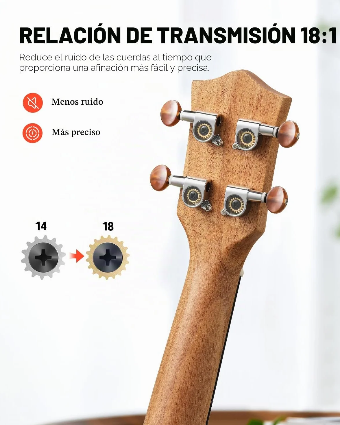 Donner Ukelele Concierto 23 Pulgadas para Adultos Niños Principiante Ukelele Madera Caoba Kit y Cuerda Nylon, Online Lección DUC-200