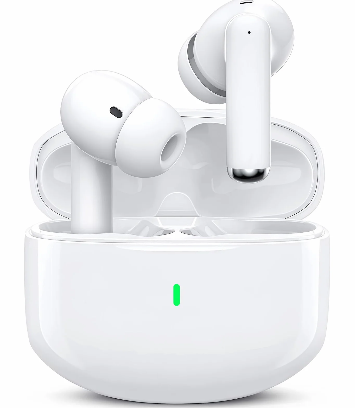 Auriculares Inalámbricos Bluetooth, Bluetooth 5.3 In Ear Auriculares con Cancelacion Ruido HD Mic, 46H Estéreo Control Táctil Cascos Inalambricos, IP7 Impermeable Audifonos para iPhone/iOS/Android