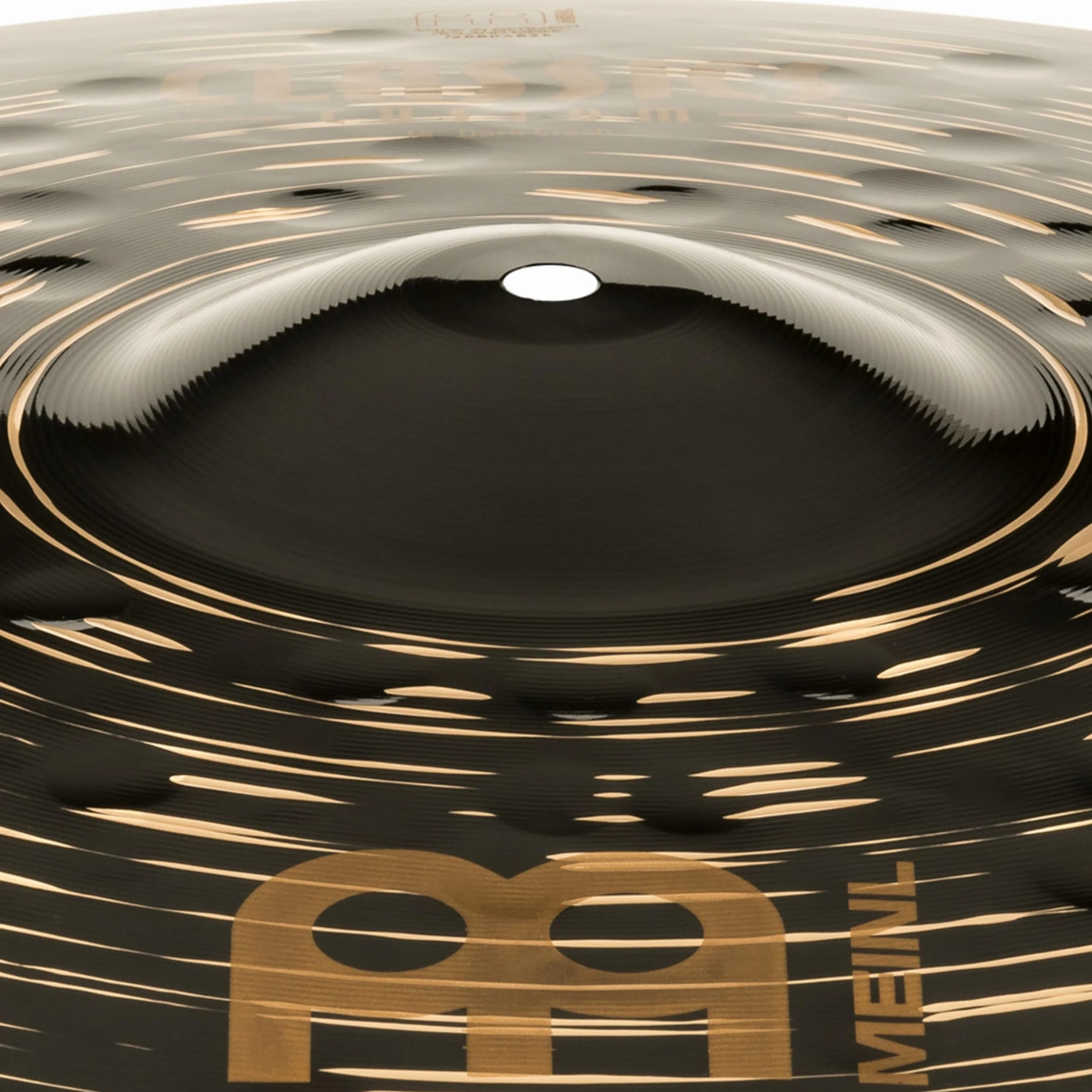 Meinl Cymbals Classics Custom Dark Plato Crash de 18 pulgadas (45,72cm) Platillos de Batería - Bronce B12, Acabado Oscuro (CC18DAC)