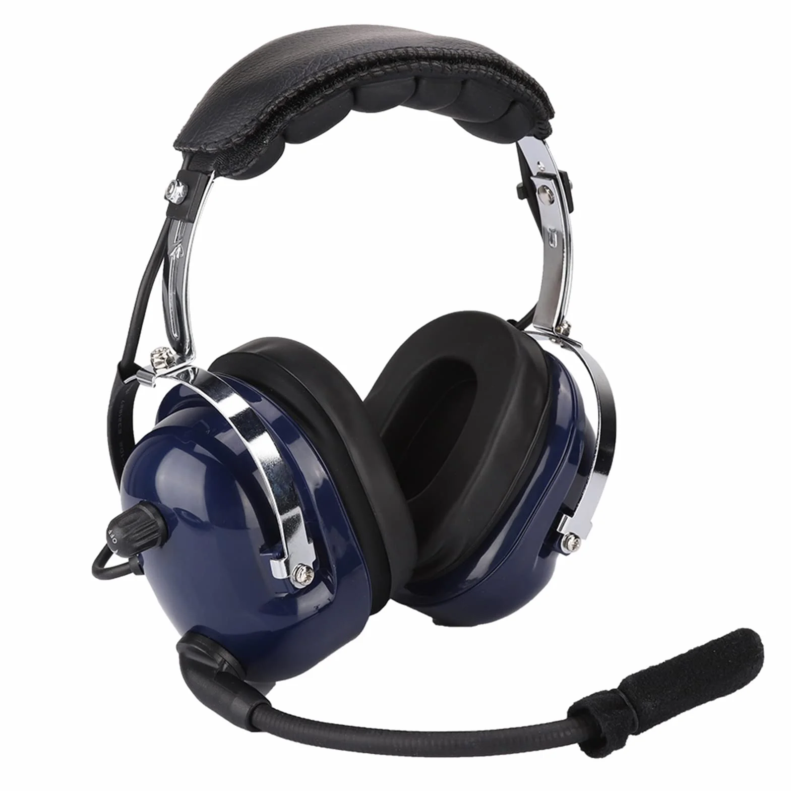KUIDAMOS Auriculares de Aviación General con Doble Enchufe, Reducción de Ruido de 3,5 mm para Pilotos