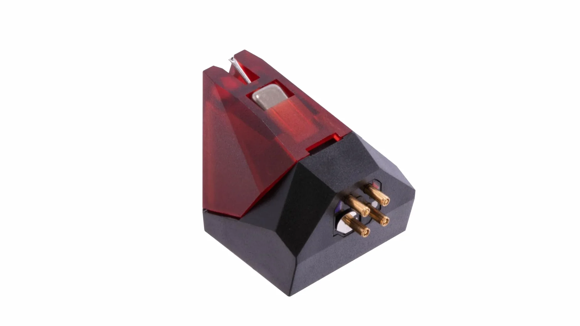 Ortofon 2M Red Cápsula de imán móvil premontado en SH-4 Black | rojo/negro
