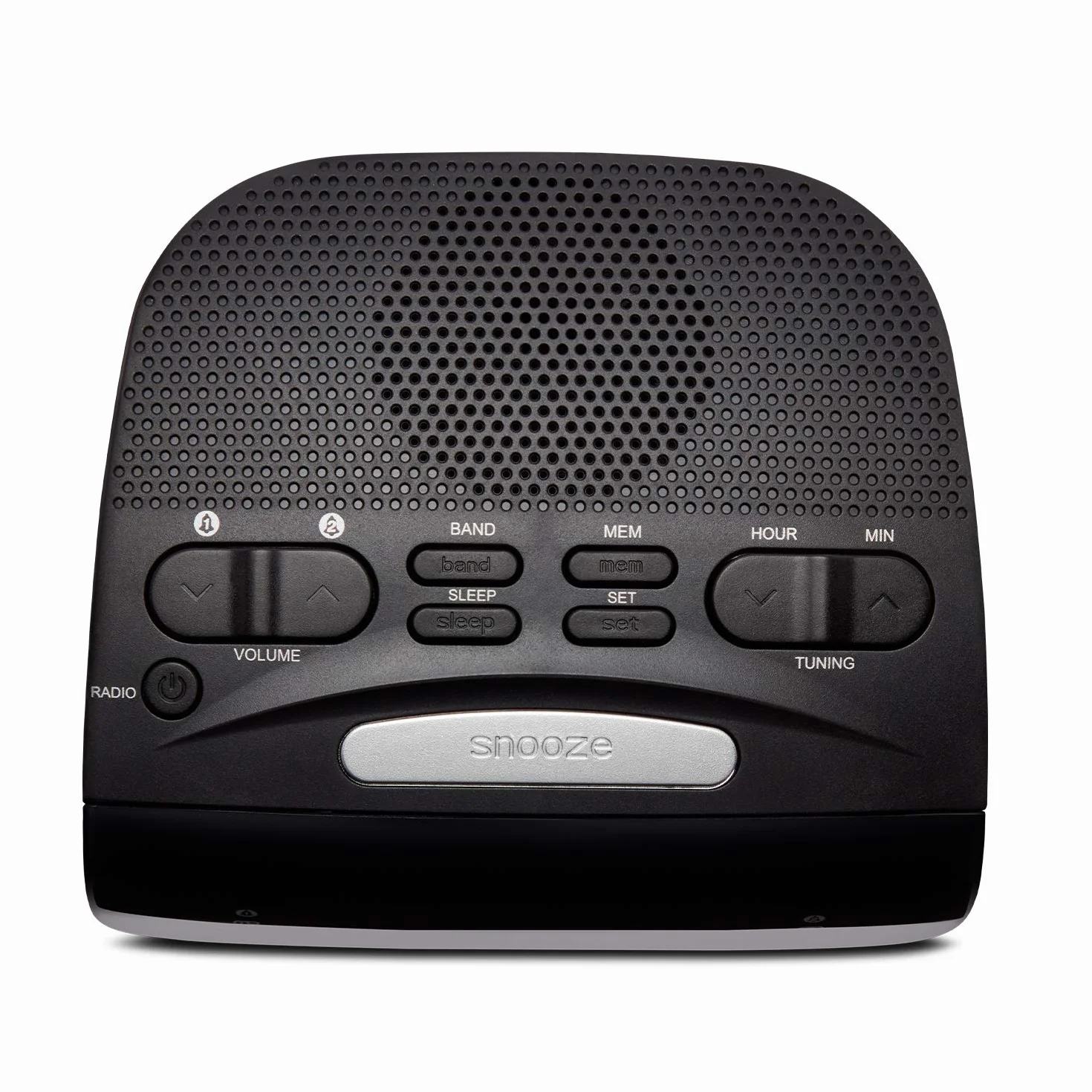 Aiwa CR-15: Radio Reloj Despertador, Pequeño, con función Snooze & Sleep, Despertador por Radio o Alarma