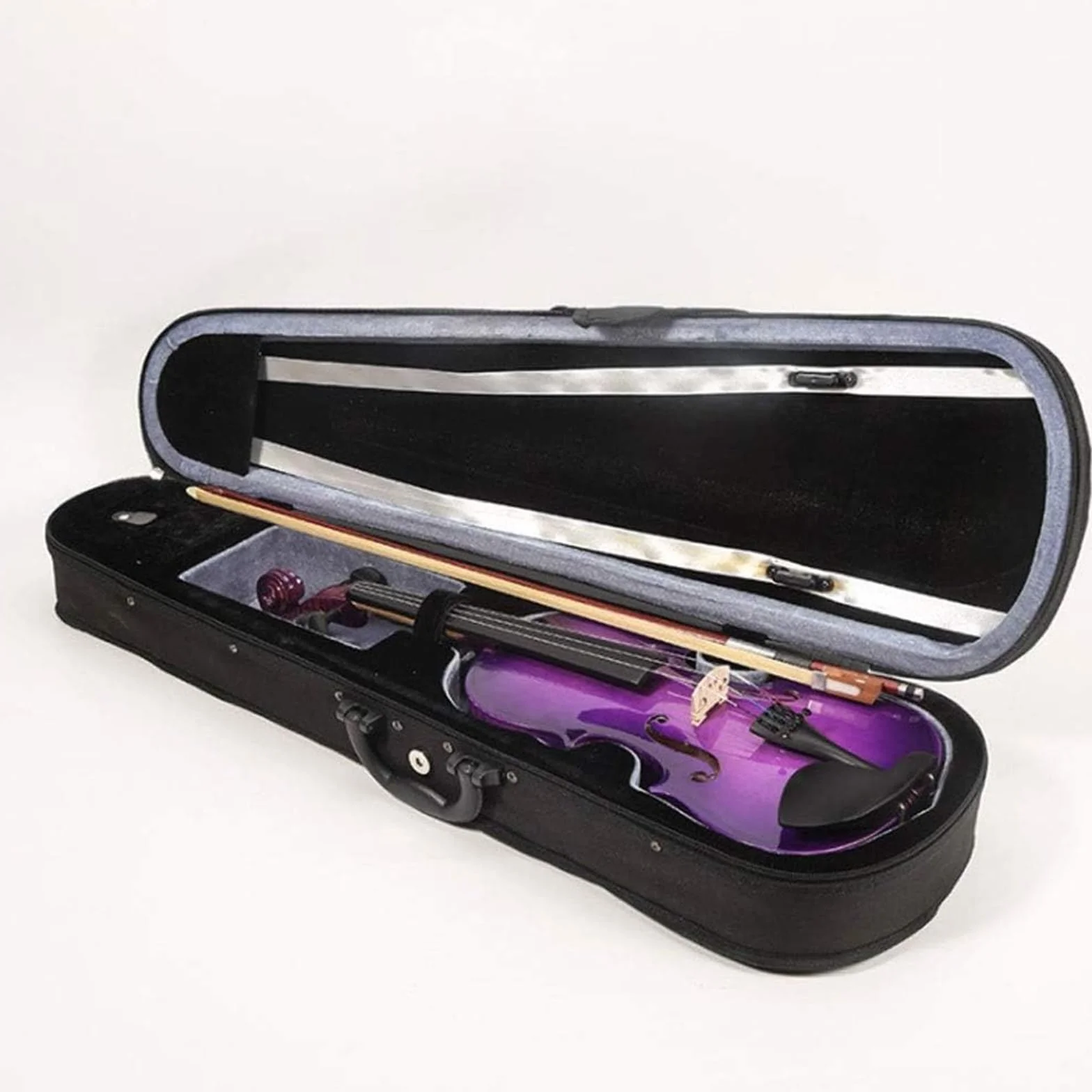 Violín para niños, violín morado para principiantes, práctica de examen (1/2)