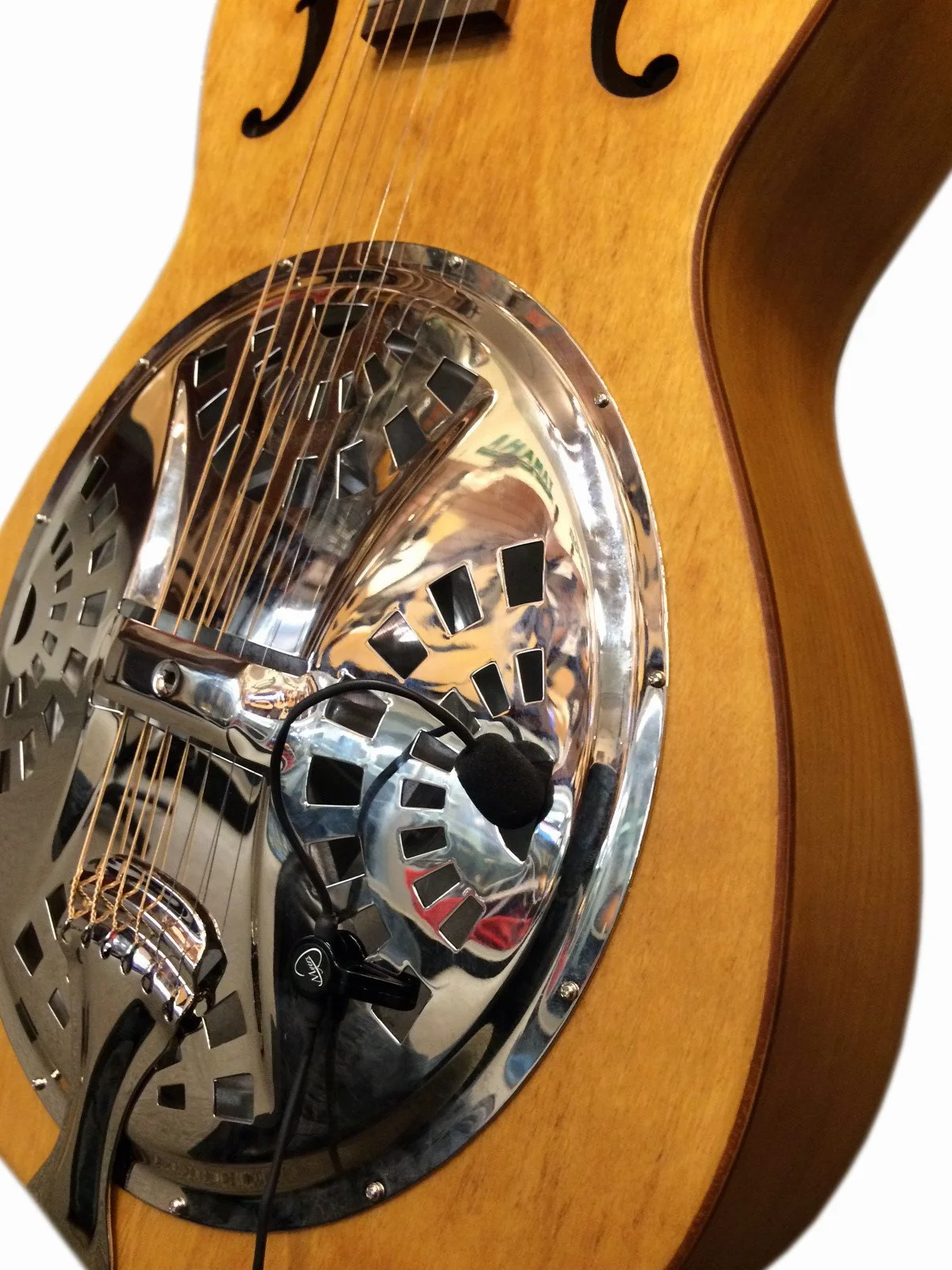 El Micrófono Feather Banjo con flexible Micro Cuello de Ganso por Myers Pickup