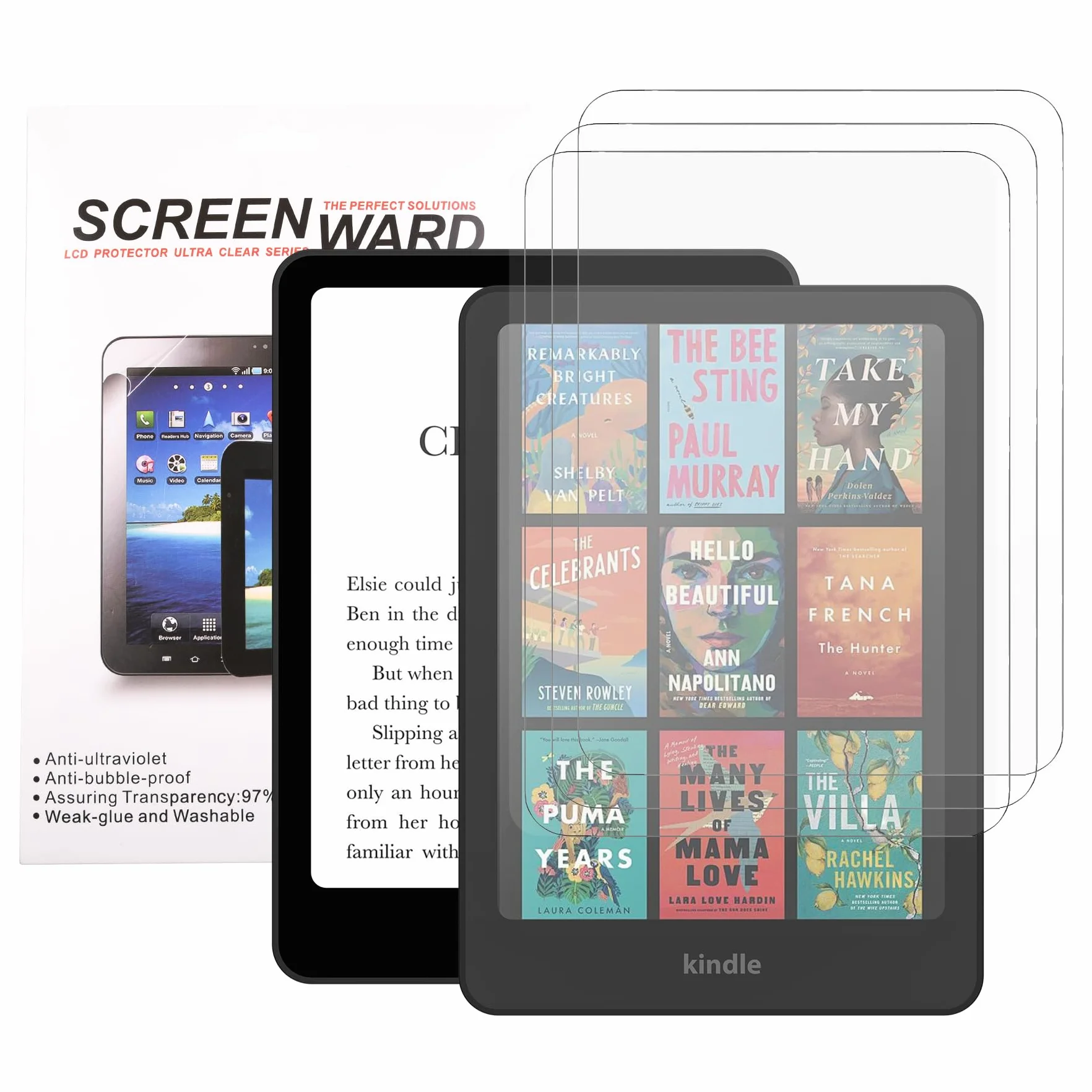 Protectores de pantalla PET para Kindle Paperwhite 7 pulgadas 12ª generación y Kindle Colorsoft Signature Edition 2025