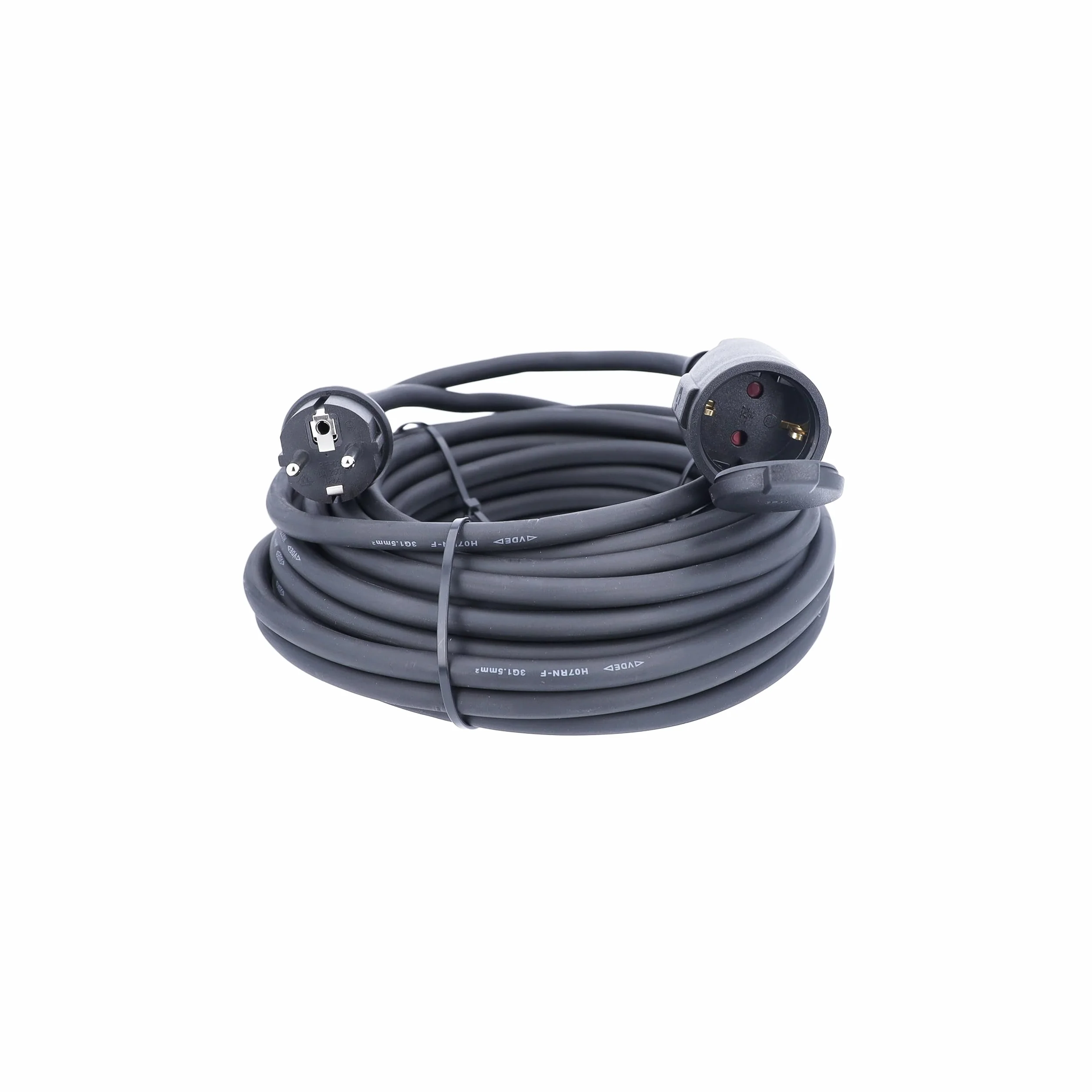 Schwabe alargador de cables 15 m H07RN-F 3G1,5 230 V 16 A 3500 W IP44 Negro