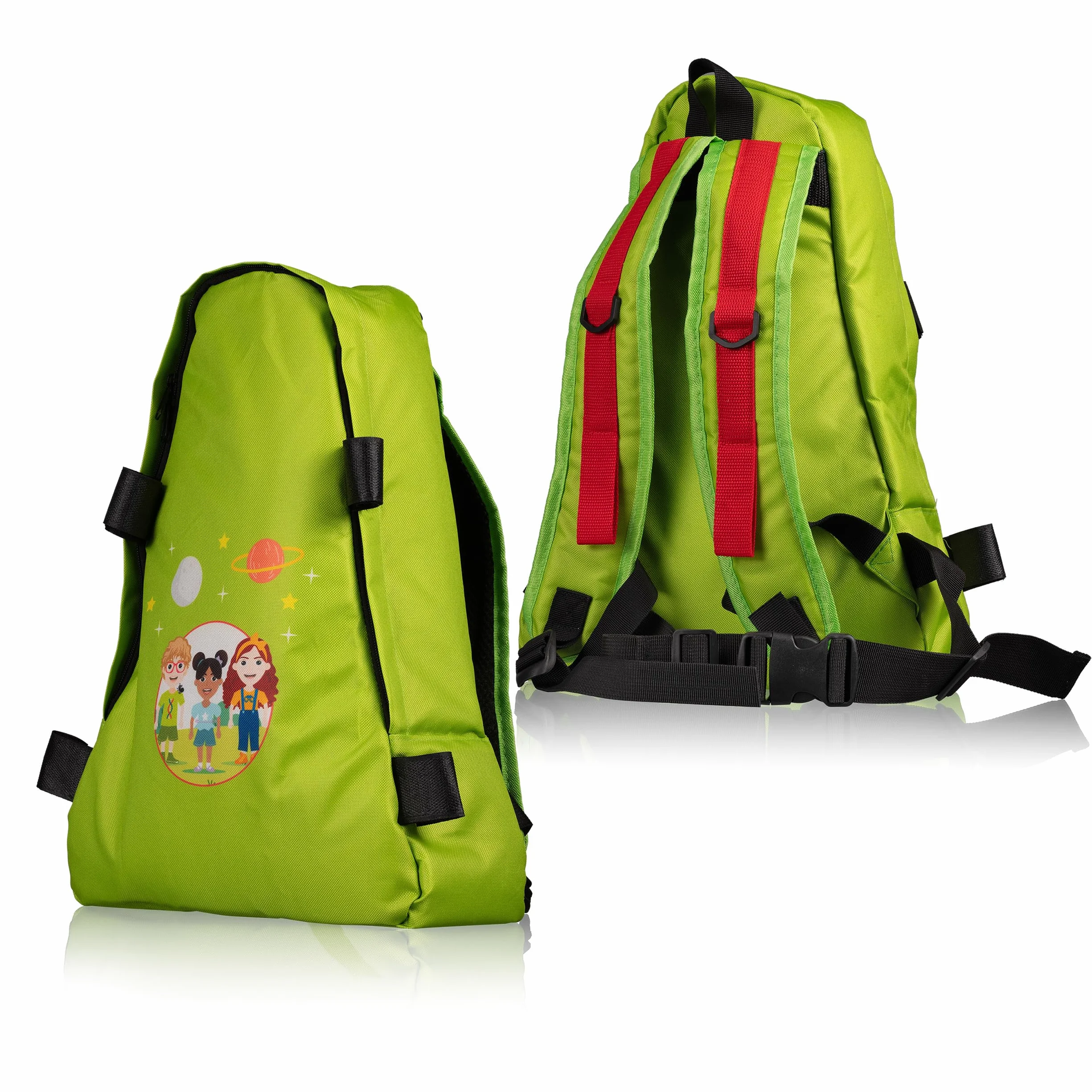 Bresser telescopio astronómico Refractor de Viaje para niños y Principiantes 70/400 Montura AZ con trípode, Adaptador para móvil, Mochila Verde