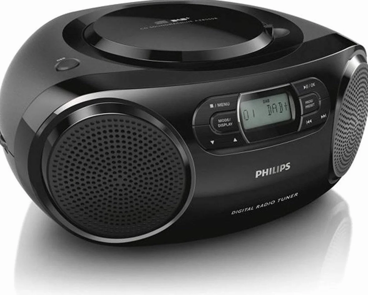 Philips AZB500/12 Radio CD DAB+ Reproductor CD Negro