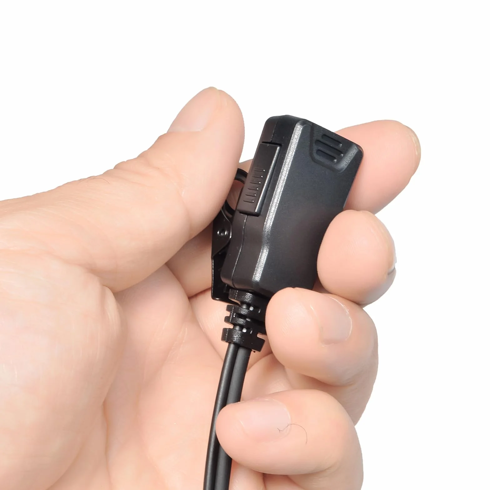 Walkie Talkie Auricular con micrófono, 2 Pines con PTT, Compatible con Kenwood eSnic Retevis Baofeng UV-5R Radio Ear Piece para guardaespaldas de Seguridad (Tubo Transparente, 1 Piezas)