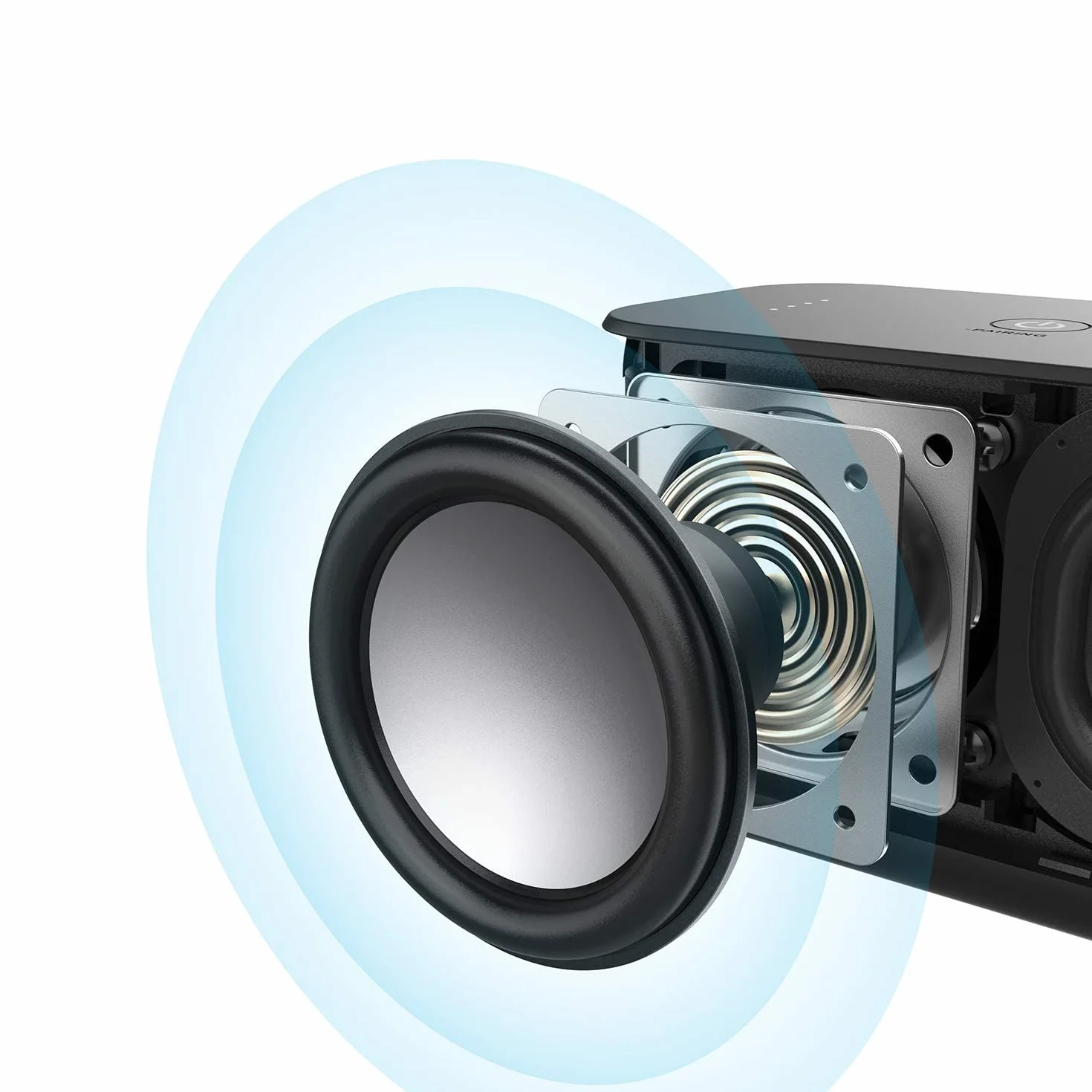 Soundcore Anker Altavoz Bluetooth portátil 20W BassUp, 12h, IPX5, 20m
