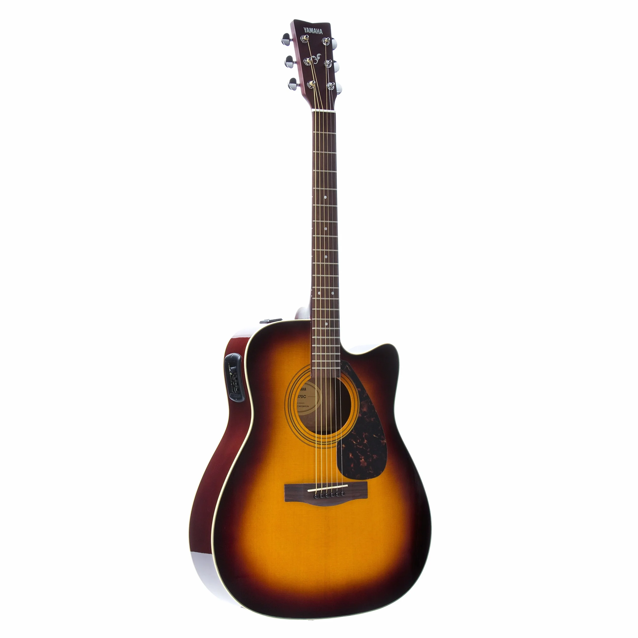 Yamaha FX370C - Guitarra electroac?stica con secci?n, tobacco sunburst