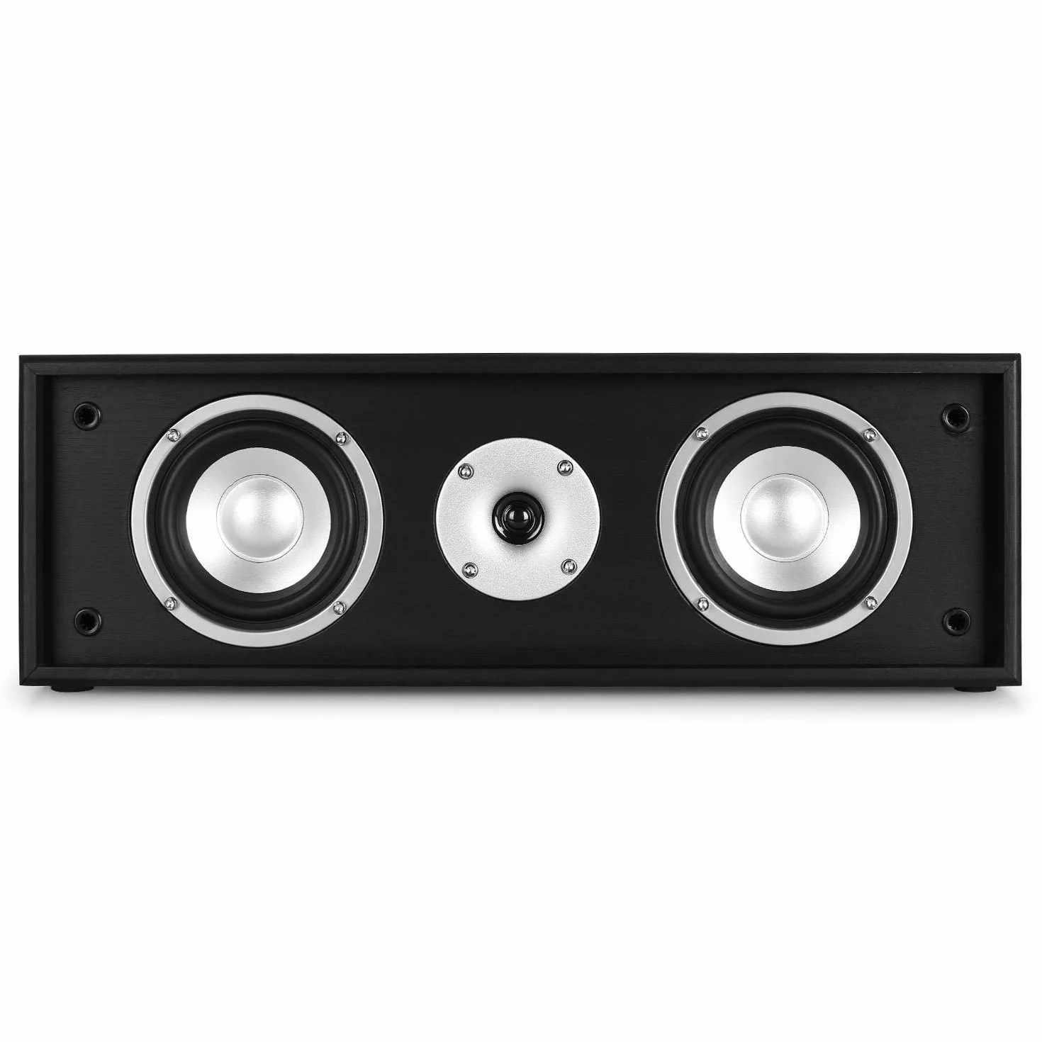 Auna Linie 300 CN Altavoz Central Pasivo 2 x 35W RMS 2 Woofers 10cm Negro