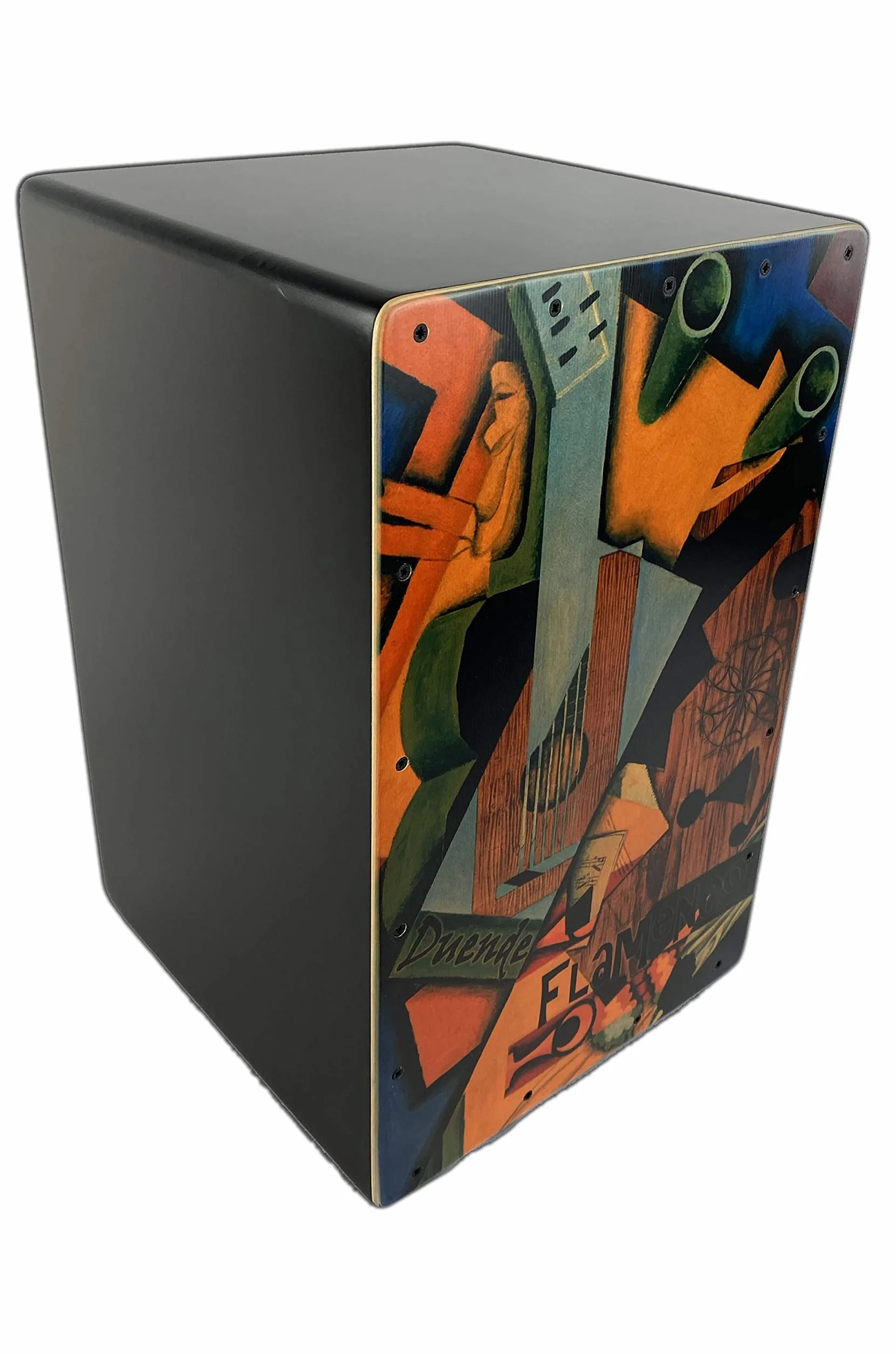 Cajon Flamenco Duende Edicion Limitada con funda tipo mochila incluida.