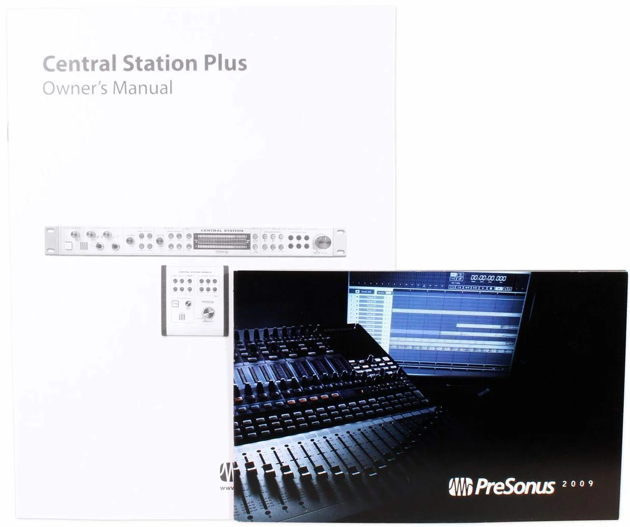 PreSonus Central Station PLUS: Studio Control Center with Remote Control, plata