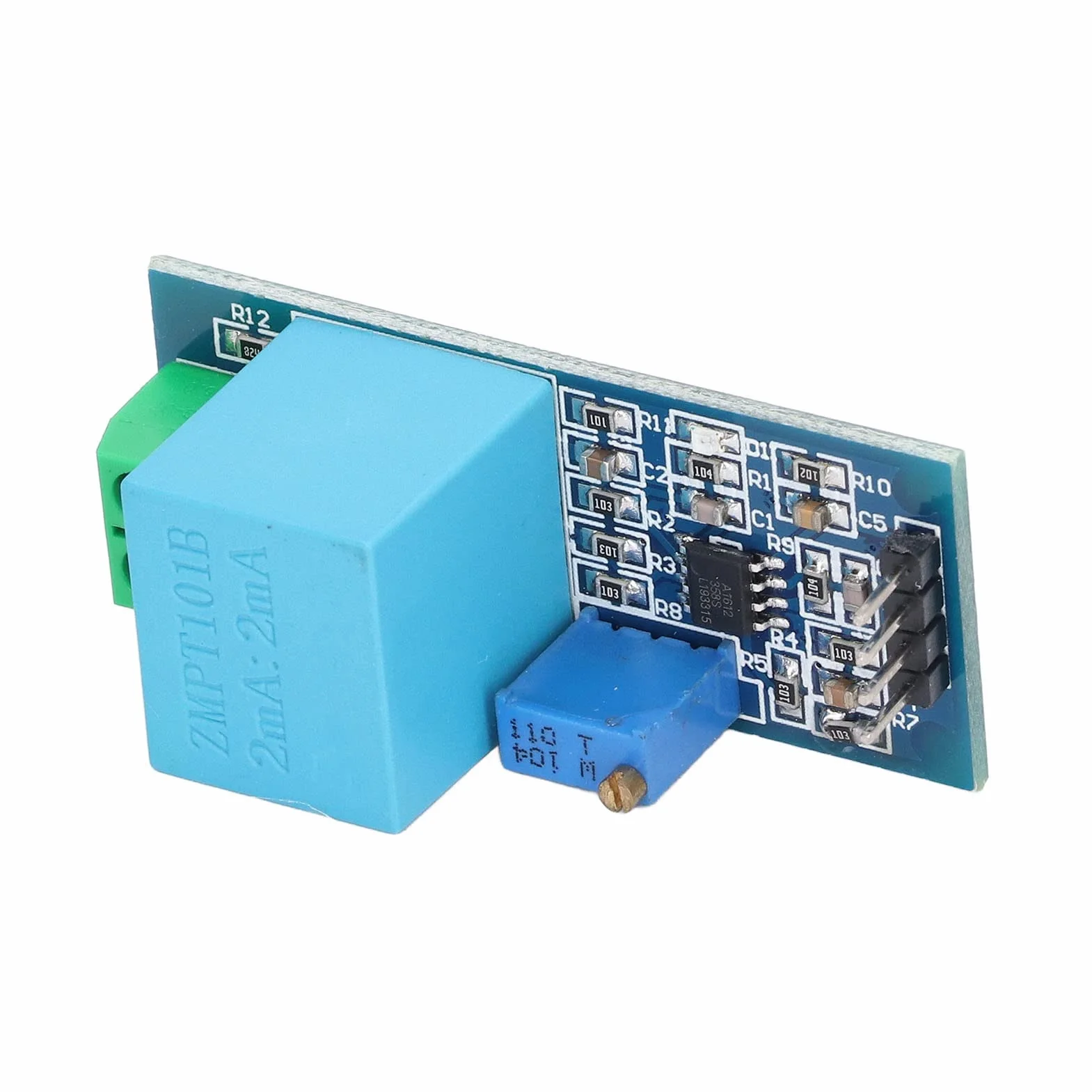 Módulo De Transformador De Voltaje Placa De Sensor De Voltaje De Salida De CA Monofásica Activa ZMPT101B