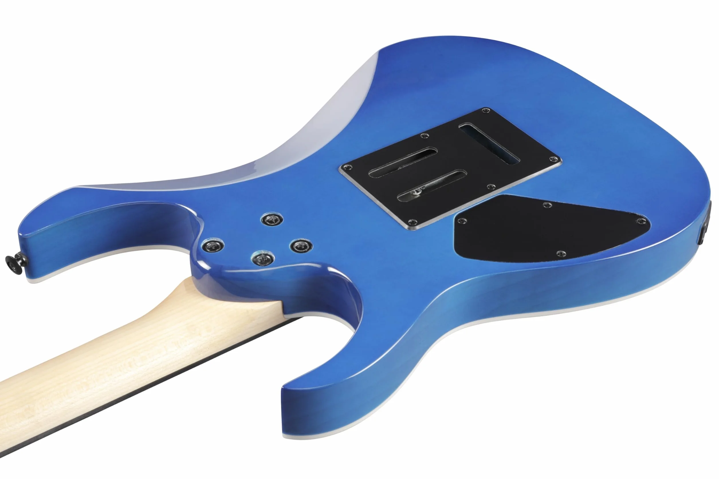 Ibanez GRG120QAASP-BGD GIO Series Guitarra eléctrica - Herrajes negros - Gradiation azul