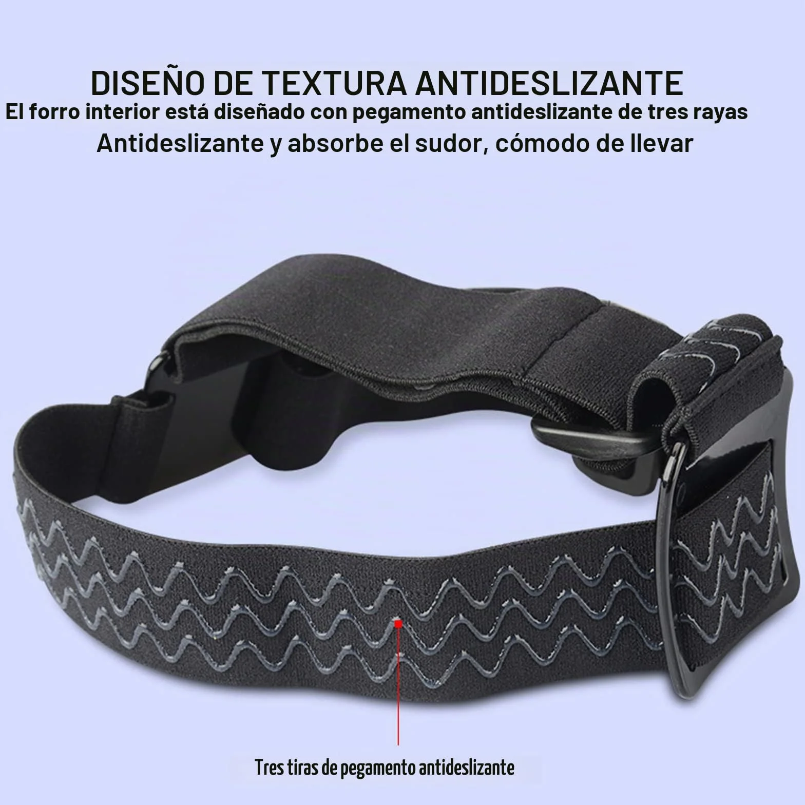 Diadema para Cámara de Acción,Diadema Elástica para Cámara,Correa para la Cabeza de la Cámara de Acción,Cinta de Nylon Ajustable Elástica Correa,Diadema para Cámara,para Cámara Deportiva de Acción,1PC