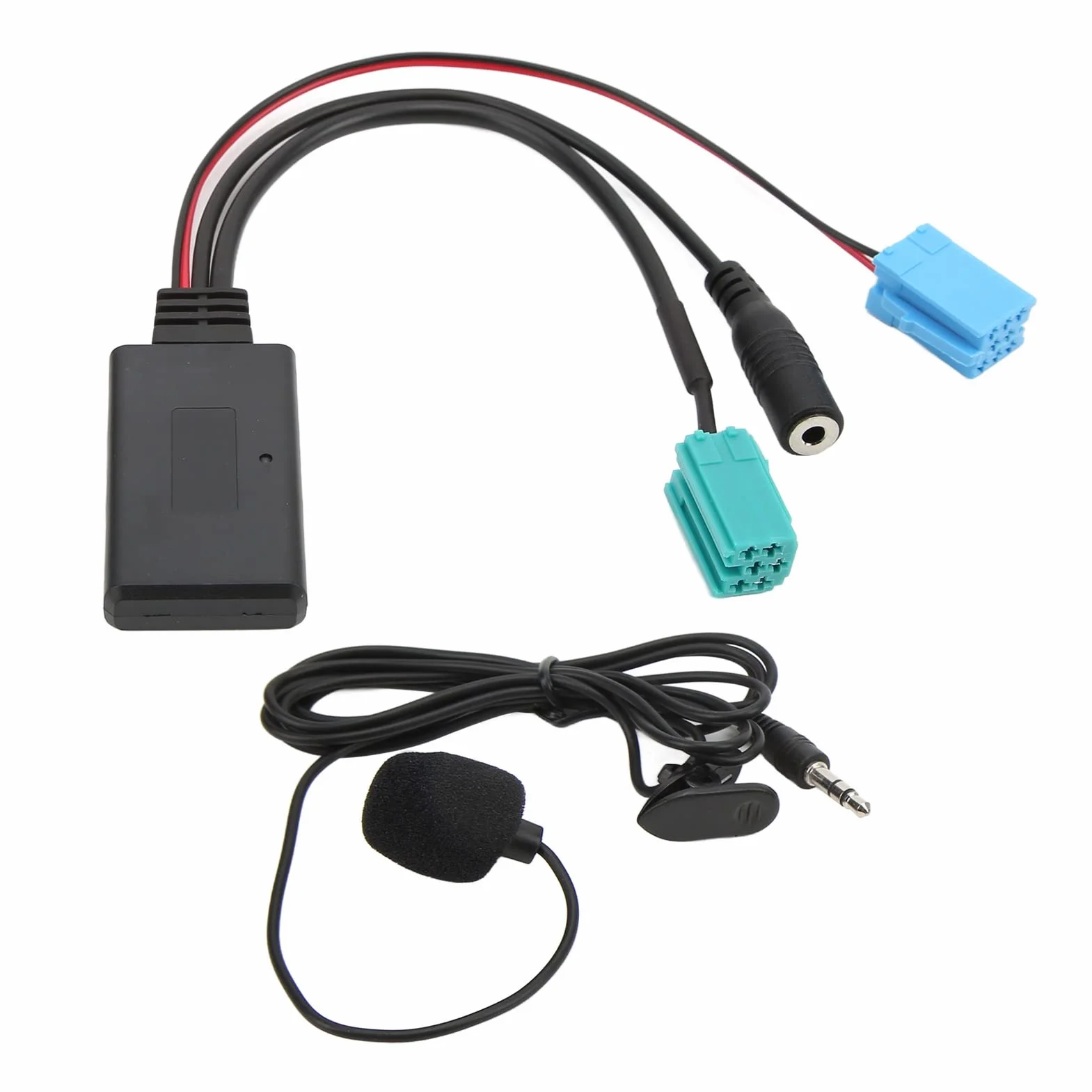 Longzhuo Bluetooth AUX IN Cable Adaptador de Entrada Auxiliar Reemplazo de micrófono Manos Libres para Radio Megane 2 Updatelist
