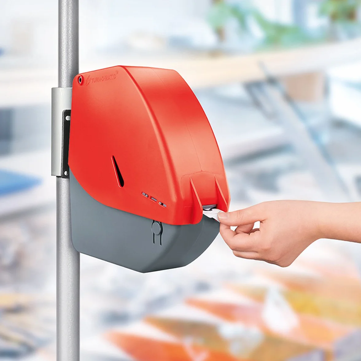Meto Turn-O-Matic sistema de colas indicador LED tres dígitos 1 sistema de llamada