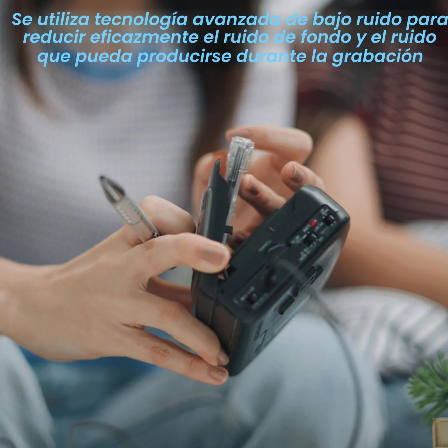 Casetes de audio 90 min vacíos bajo ruido para grabaciones