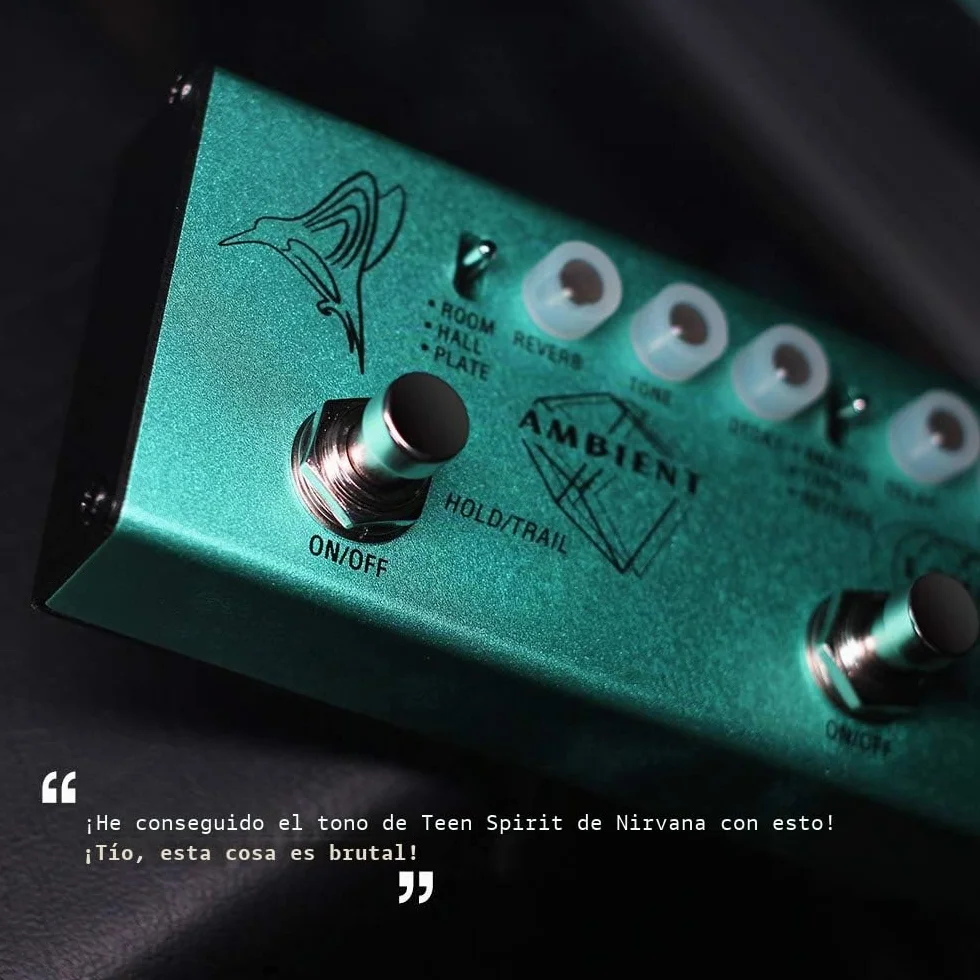 Valeton Pedal de guitarra multiefectos Dapper Indie Ambient Psychedelic Garage Postrock Rock alternativo