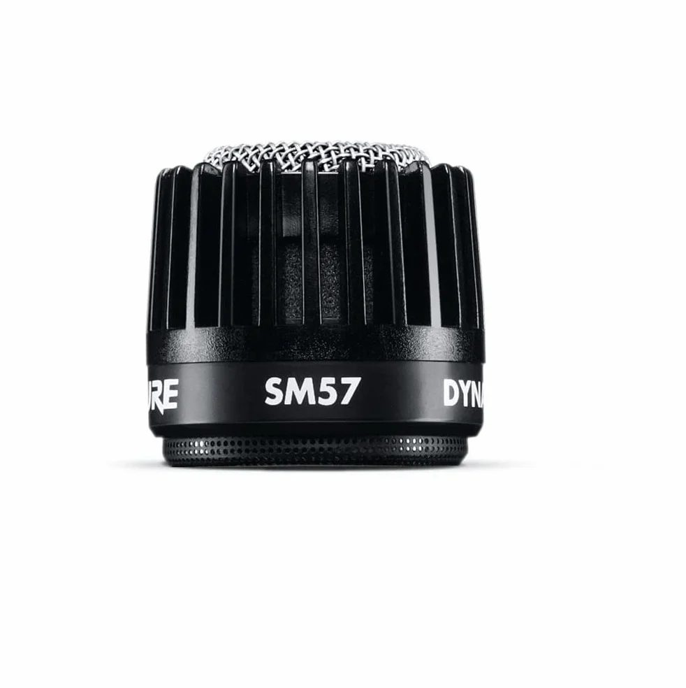 Shure SM57 Micrófono de Instrumento dinámico cardioide con Soporte de Choque neumático, Clip de micrófono A25D, Bolsa de Almacenamiento, Conector XLR de 3 Pines, sin Cable Incluido (SM57-LCE)