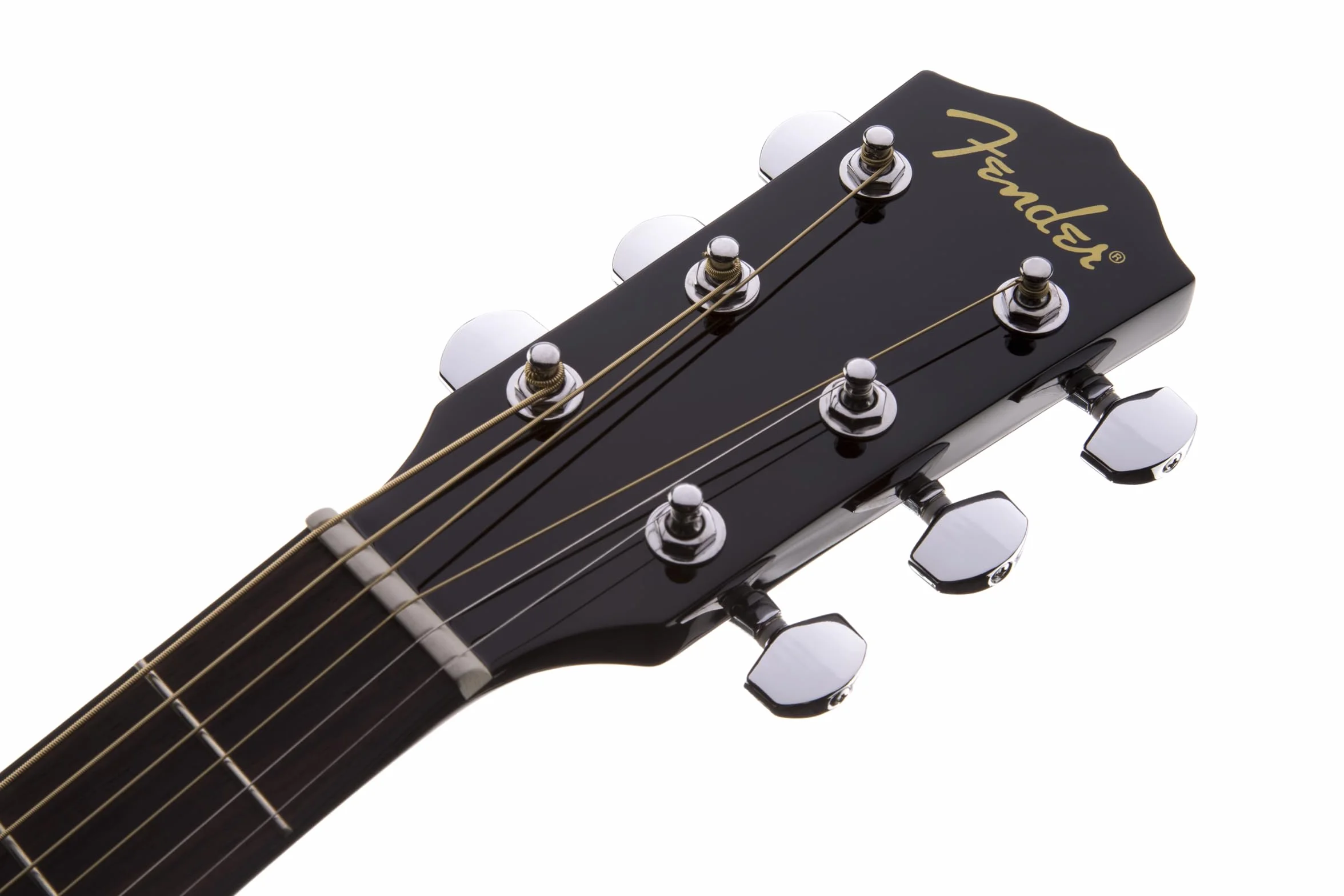 Fender CD-60 Dreadnought V3 DS Guitarra Acústica, Diapasón de Nogal, Negro, Incluye cursos virtuales gratuitos en Fender Play