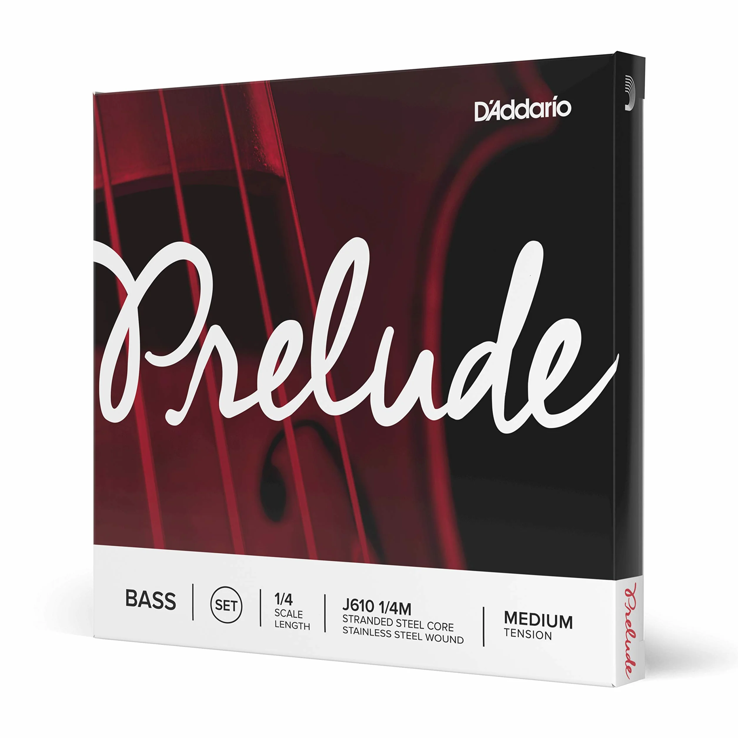 D'Addario Prelude 1/4 Scale Medium Tension Bass String Set