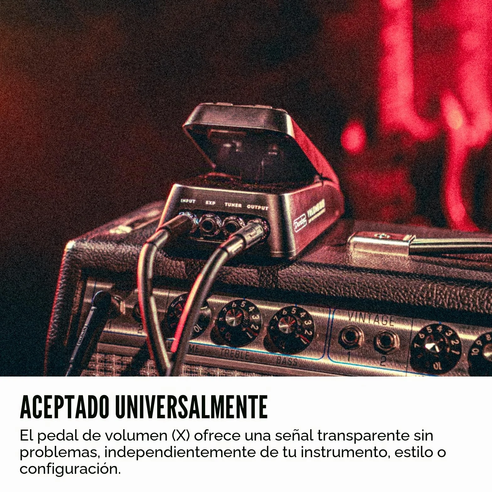 JIM DUNLOP - DVP4 - Pedal Volume (X) Mini volume/expression
