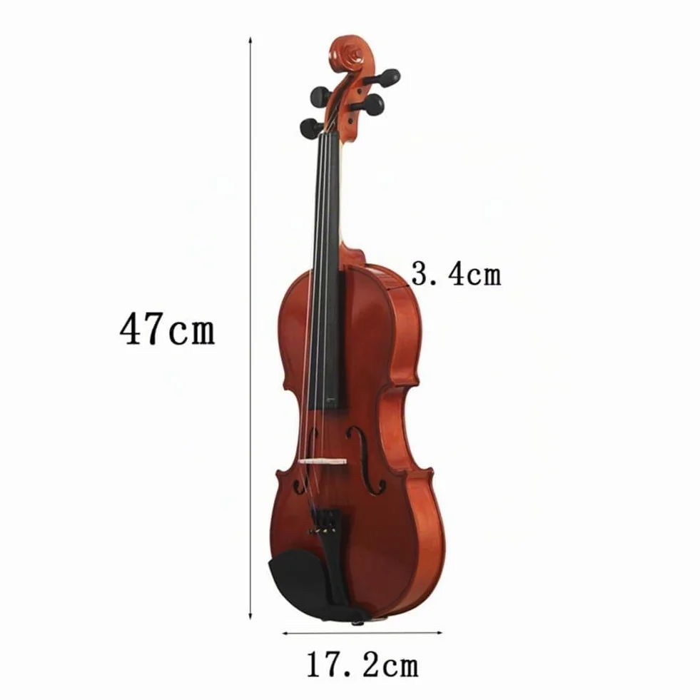 Violín 1/4, Violín de 4 Cuerdas para Adultos y Niños, con Estuche Duro y Arco, Perfecto para Principiantes
