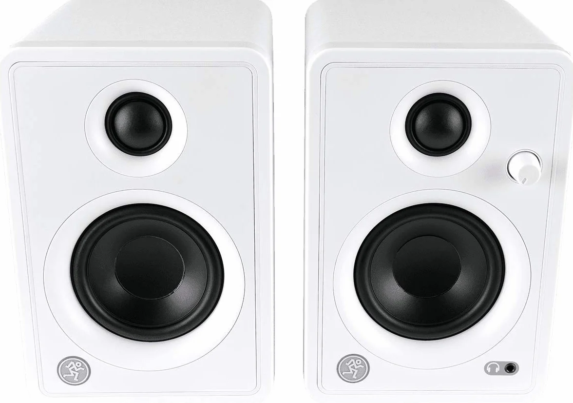 Mackie CR Active 50W 3" Altavoces de Monitorización Activos CR (Pareja) - Blanco Edición Limitada