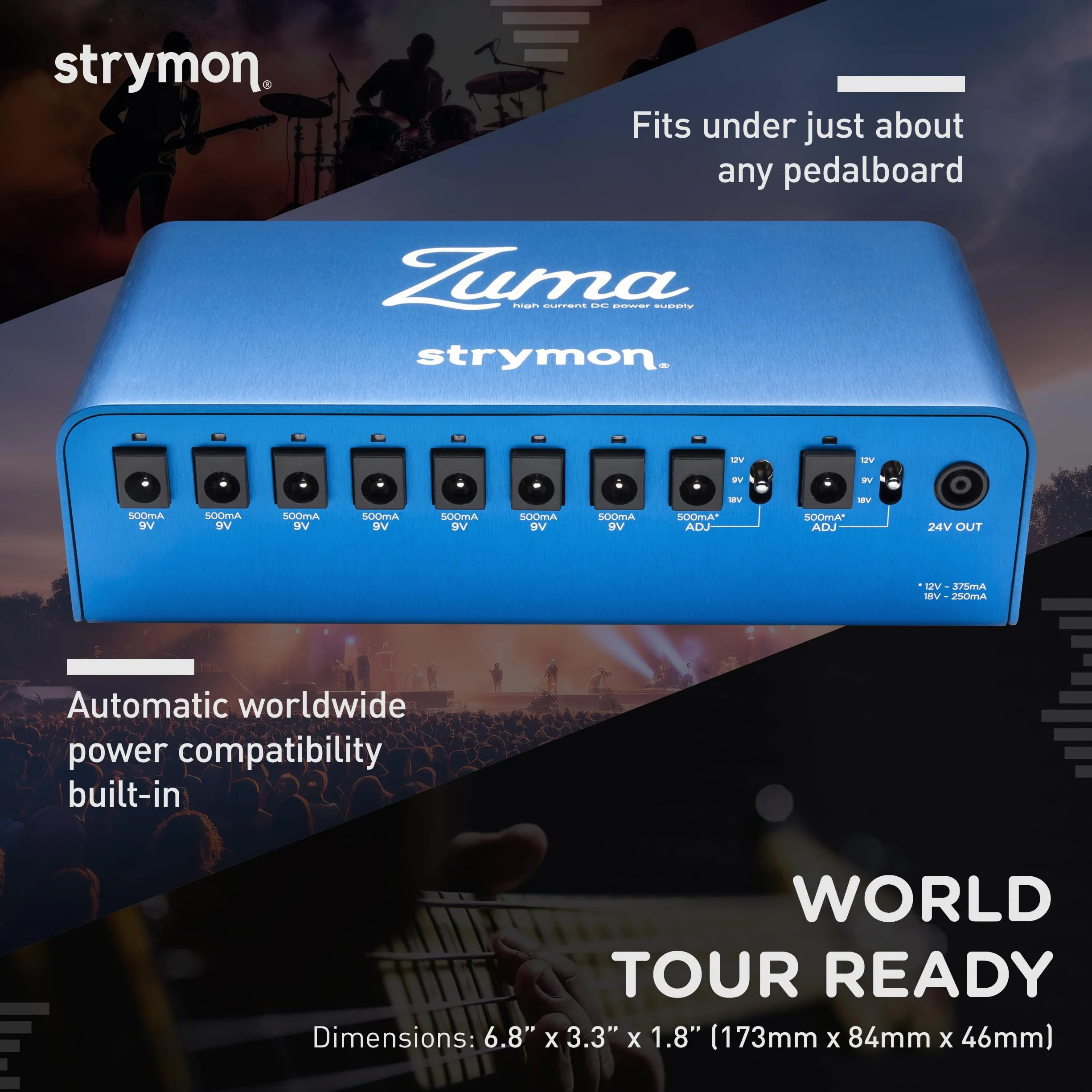 Strymon Zuma pedal de efectos alimentador
