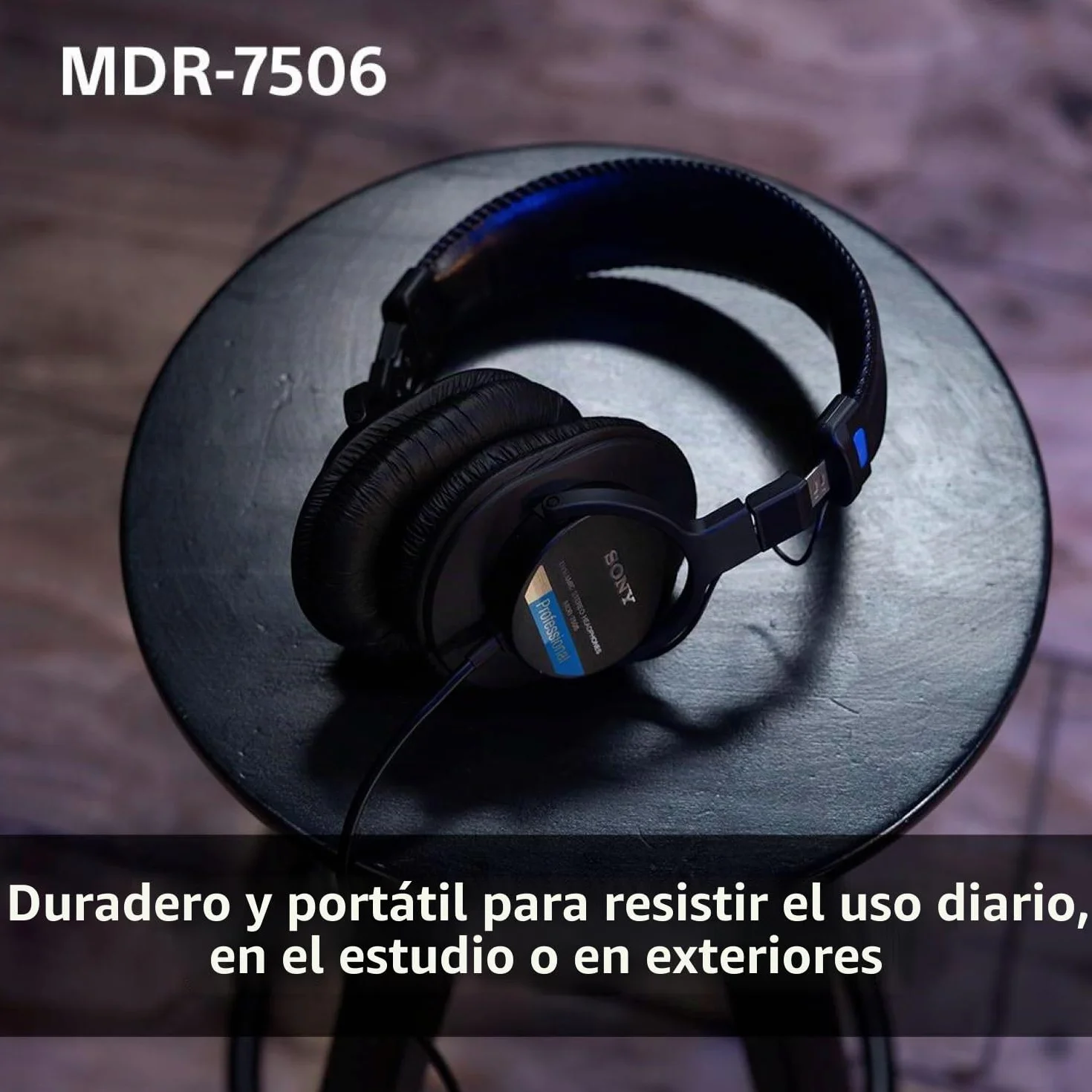 Sony MDR-7506 - Auriculares de diadema cerrados (reducción de ruido, 3.5 mm), negro