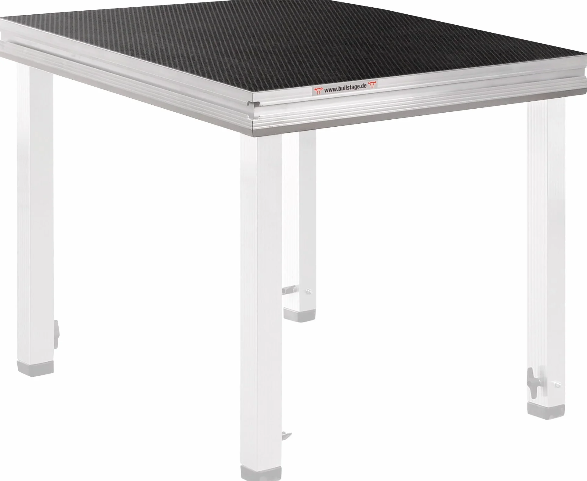 TourDeck - estrado 1x1 m Hexaoberfläche Negro