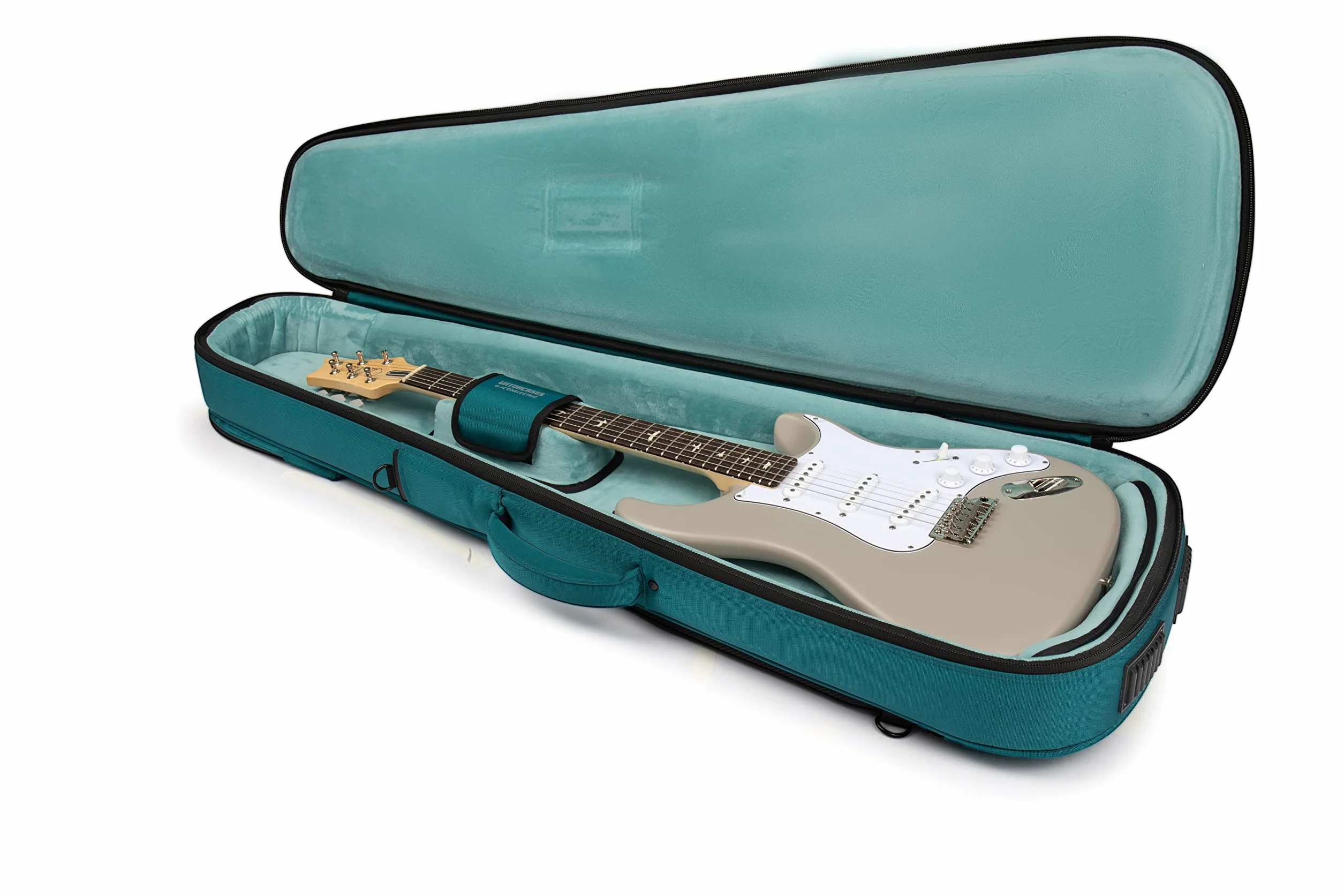 Gator Cases Icon Series Premium Gig Bag Resistente a la Intemperie para Guitarras eléctricas con Cremallera TSA; Azul(G-ICONELECTRIC-BLU)
