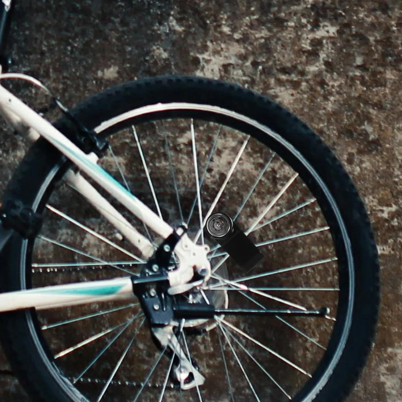 Bloqueo de Freno para Motocicleta y Bicicletas Eléctricas, Candado de Disco de Hierro y Cobre, Resistente y Seguro para Estacionamiento Exterior y Uso en Movimiento