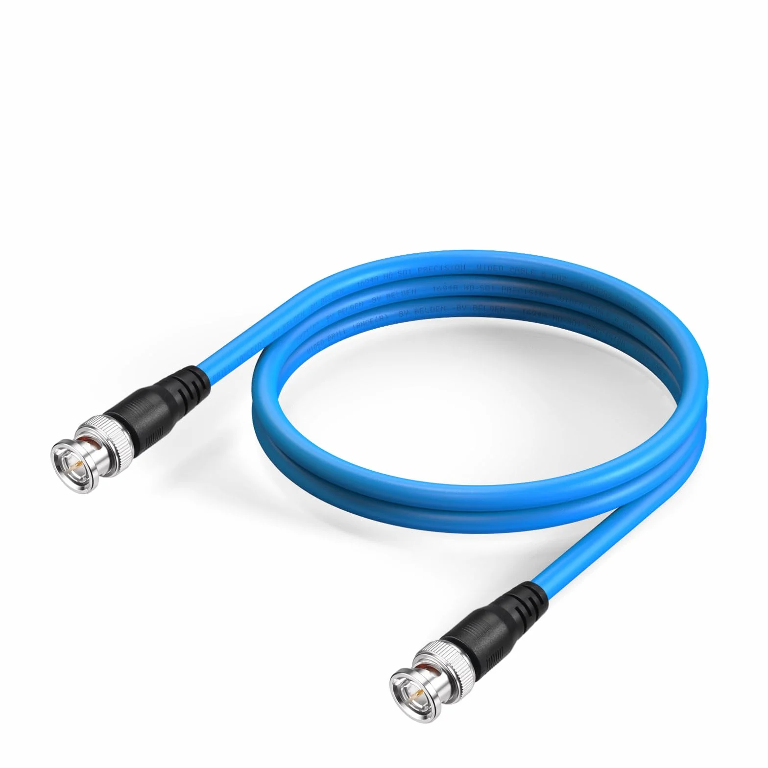 Superbat Cable SDI BNC 3G/6G/12G 1m, Belden 1694A 75ohm Macho a Macho, Cable Corto Latiguillo para Cámara de Transmisión Videocámara Profesional Convertidor SDI Soporta 4K/8K/12G-SDI (Dual Link)