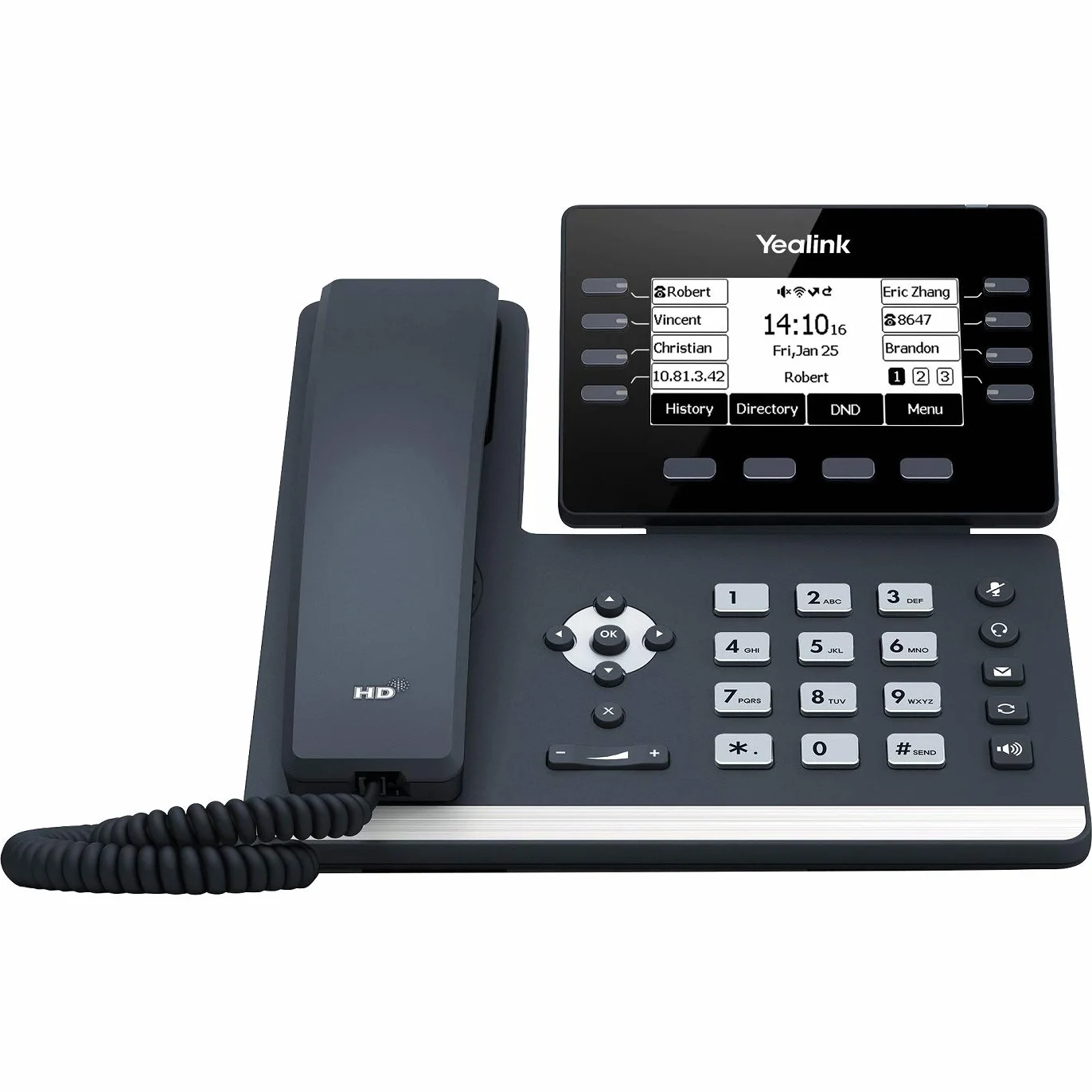 Yealink SIP-T53 Teléfono IP Gris Escritorio/Pared LCD