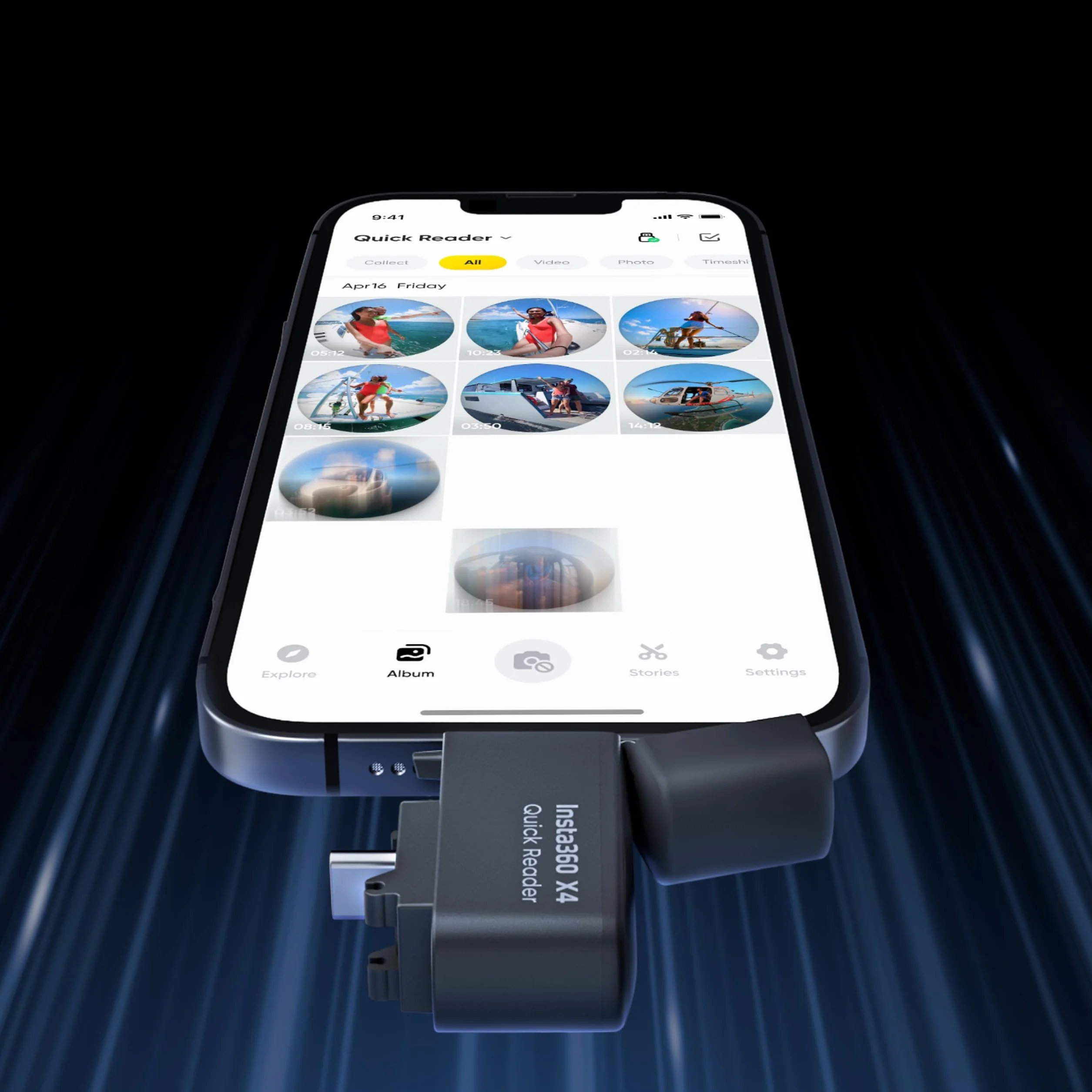 Insta360 X4 Quick Reader