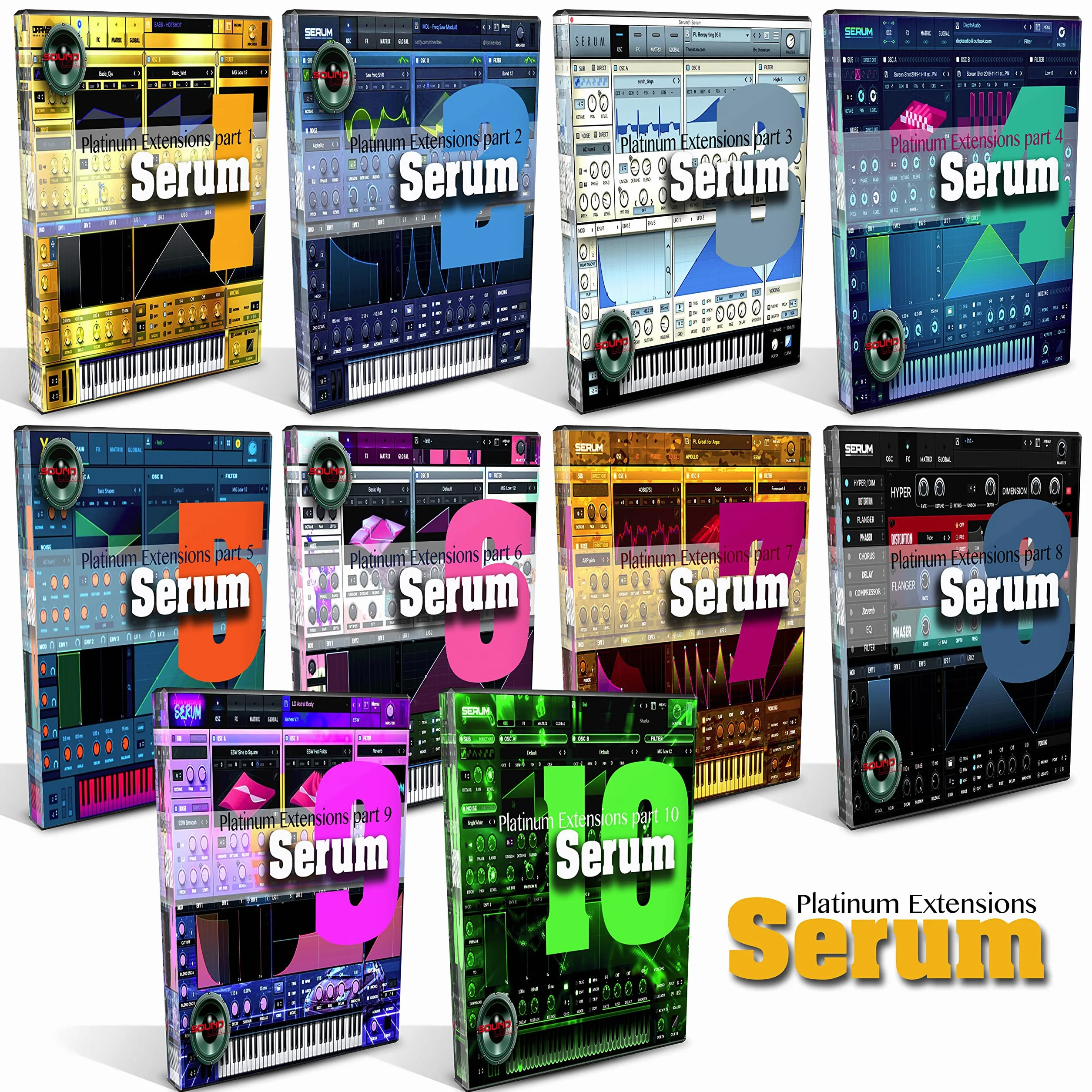 Para SERUM xFer Platinum Extension MEGA Bundle - Grandes esenciales de más de 50 GB 80.000 preajustes y parches