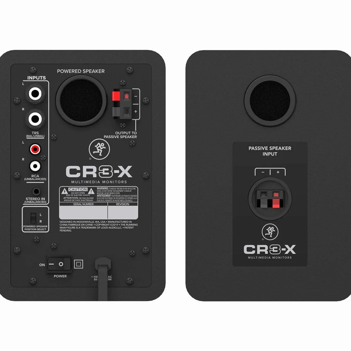 Mackie Monitores Multimedia CR3-X de 3 Pulgadas