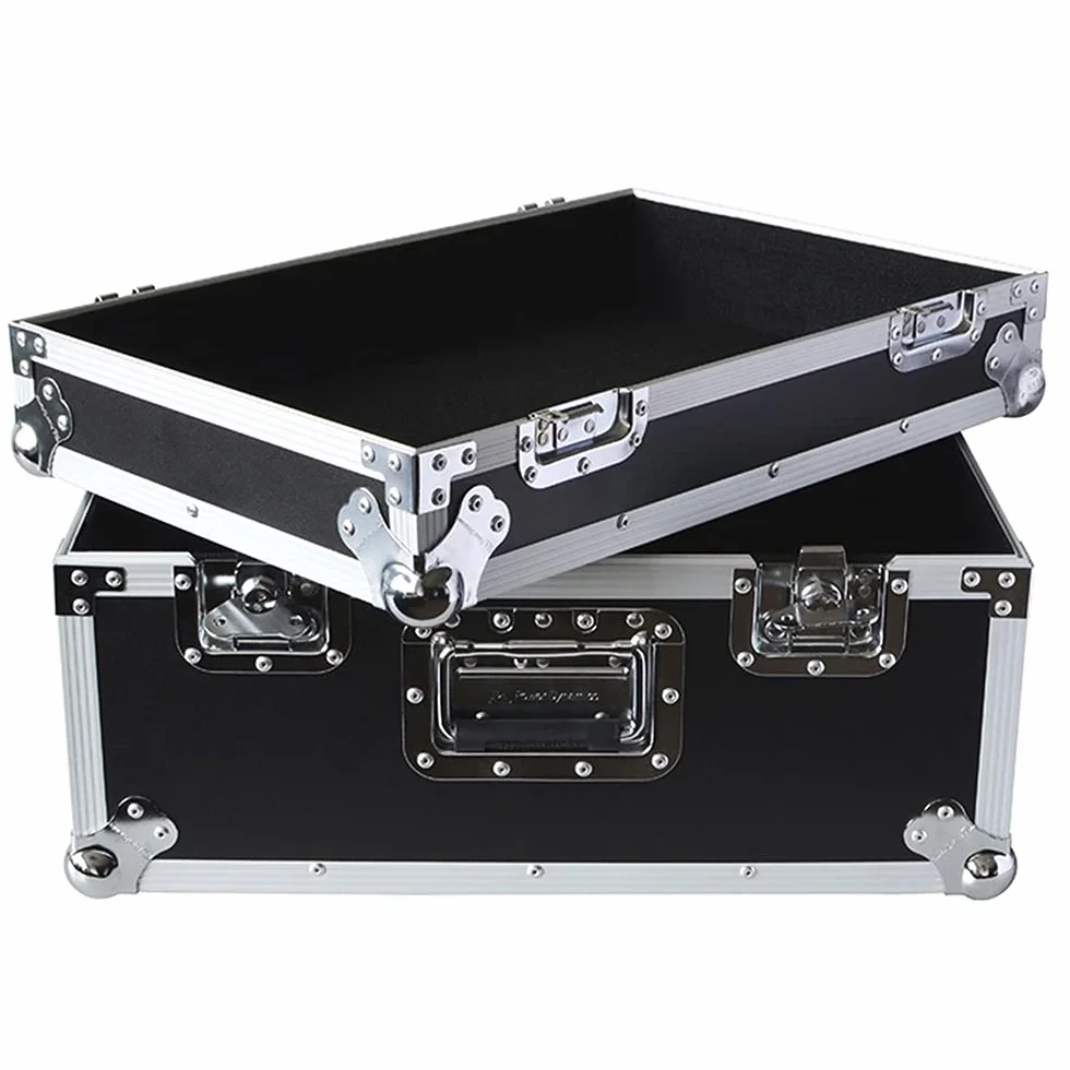Power Dynamics PD-FC6 - Flightcase para Equipos, Madera contrachapada de Abedul, Cierres de Mariposa, asa integrada, Interior Totalmente Acolchado, Ideal para DJ móviles y músicos de Gira