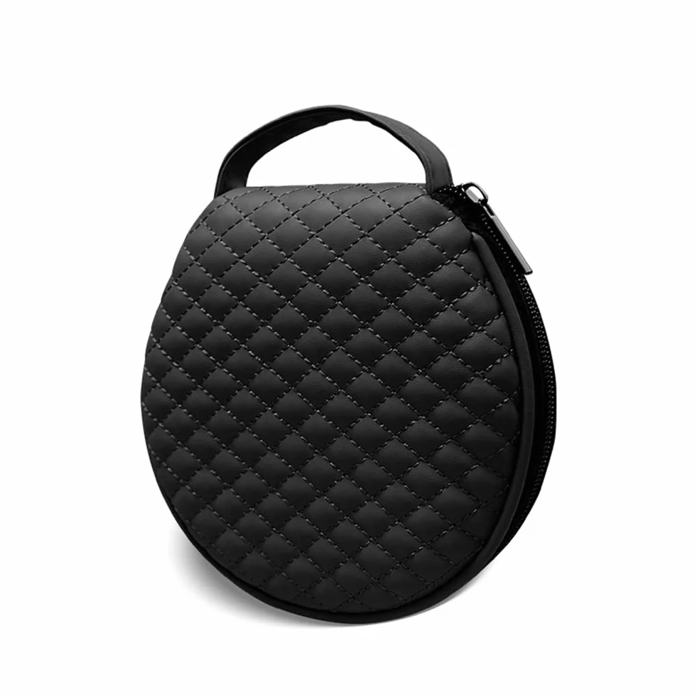Uposao Funda portátil para reproductor de CD de gran capacidad para coche, de piel sintética, para CD/DVD, para guardar CD, organizador de CD, funda protectora para viajes en casa, color negro