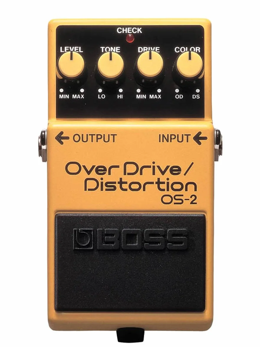 Pedal BOSS OS-2 Overdrive/Distortion — Distorsión y saturación juntas