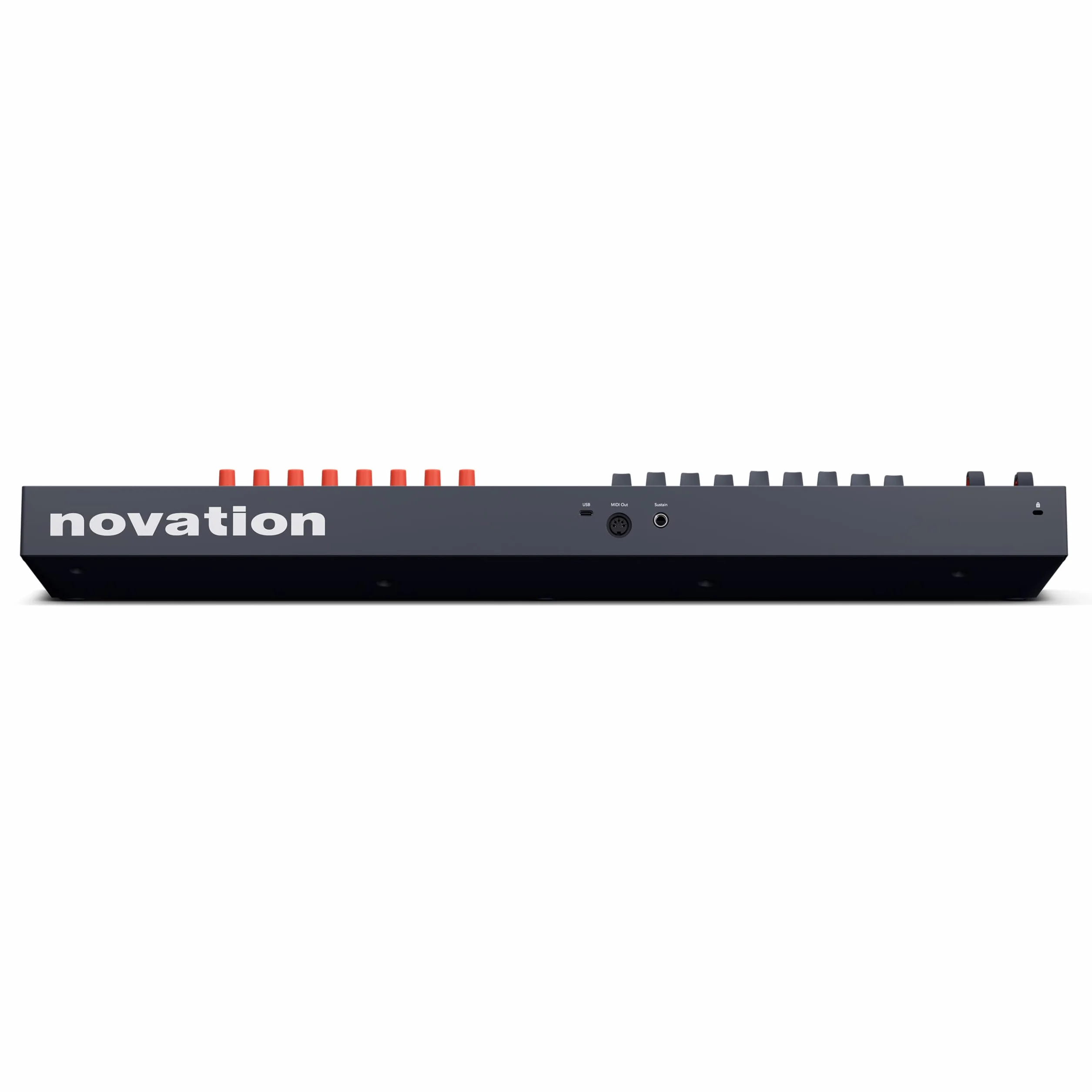 Novation FLkey 2 49 — Teclado controlador MIDI de 49 teclas para FL Studio. Teclas semicontrapesadas, USB, ruedas de tono y modulación, 16 pads de percusión y arpegiador. Incluye 6 meses de FL Studio