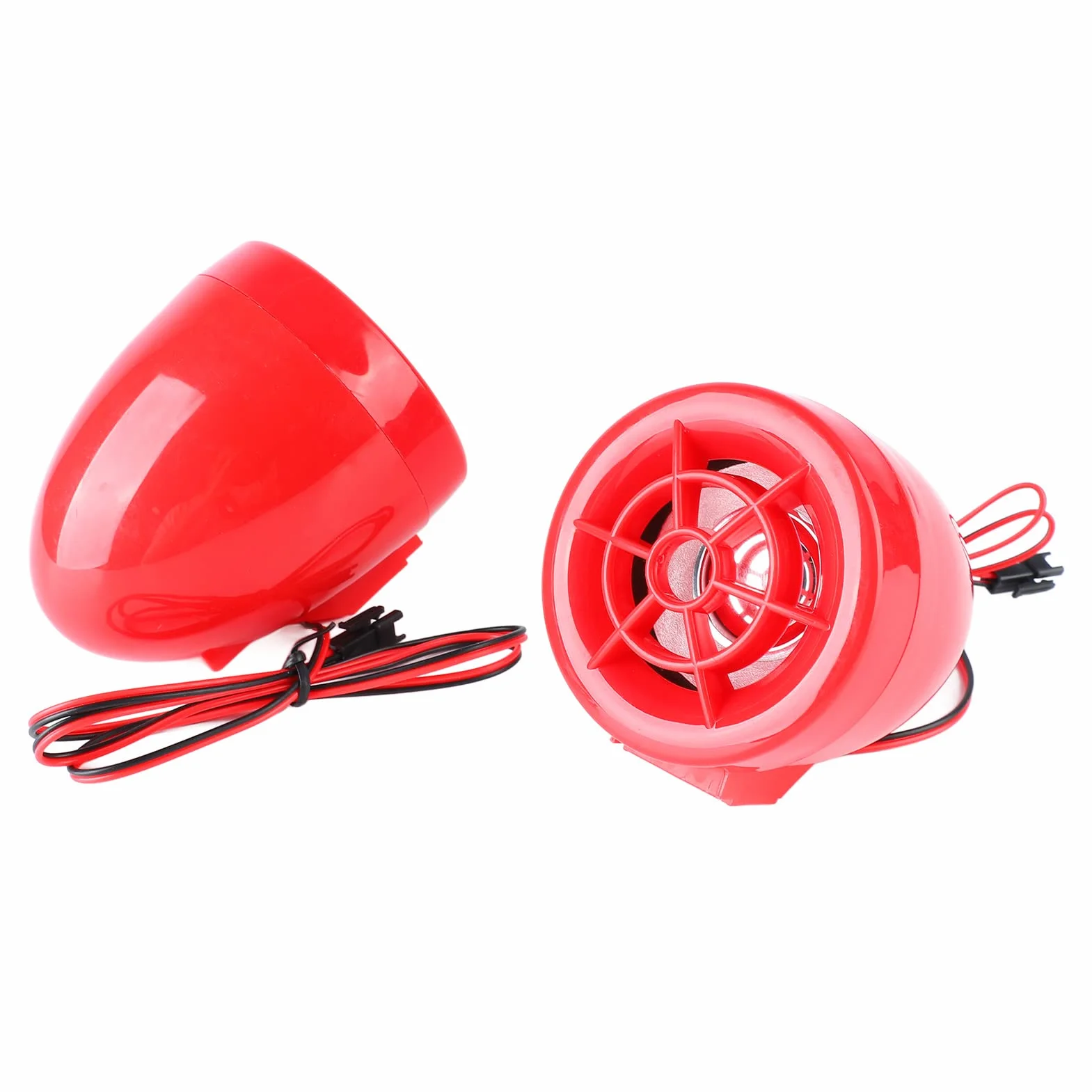 Cocoarm Altavoces de Alarma para Moto, Reproductor MP3 Bluetooth Resistente Al Agua, Antirrobo para Motos con Radio FM y Conectividad USB