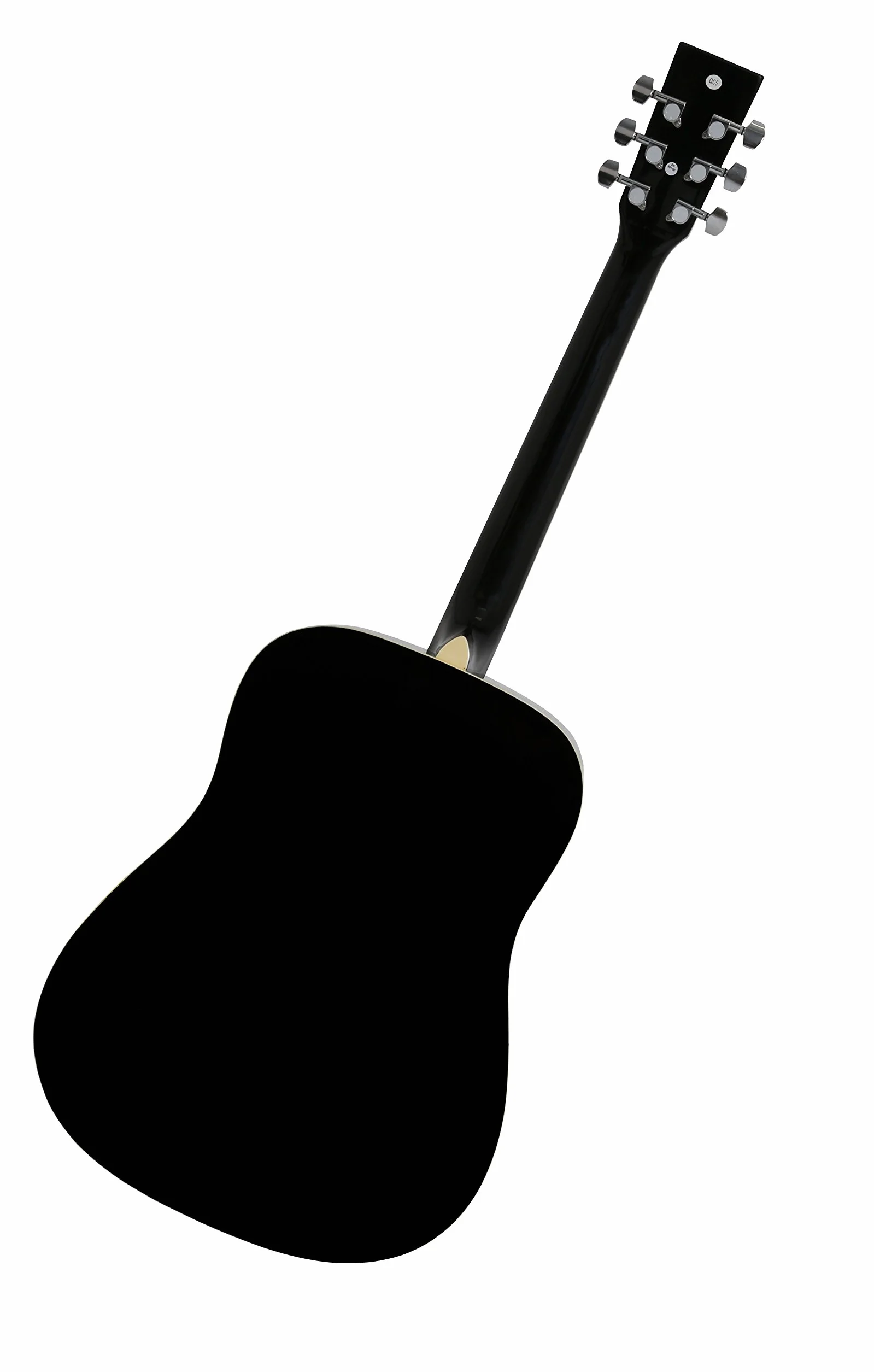 guitarra acústica, negro, incl. funda