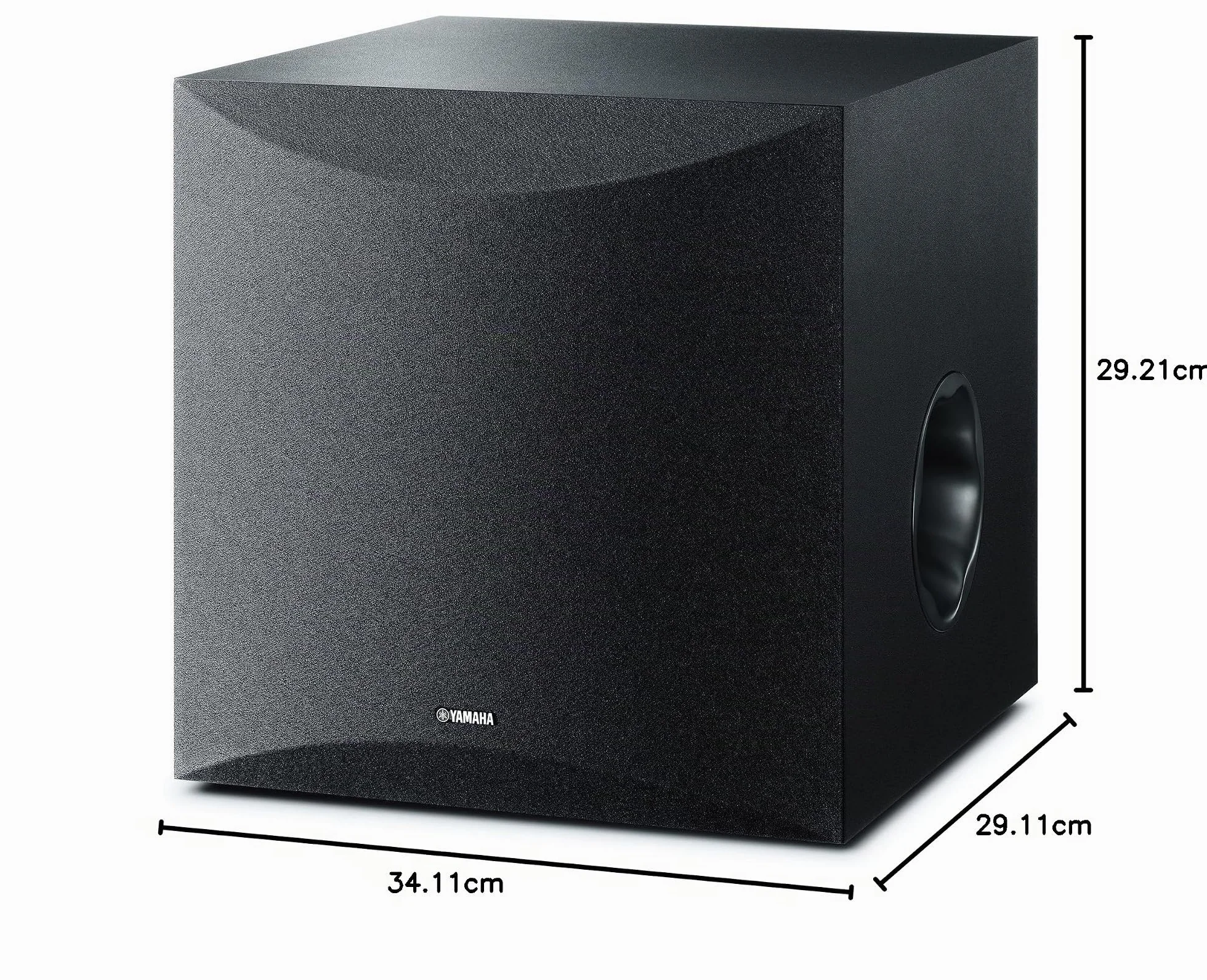 Yamaha Ks-Sw100 - Altavoz subgrave, 291 x 292 x 341 mm, color negro