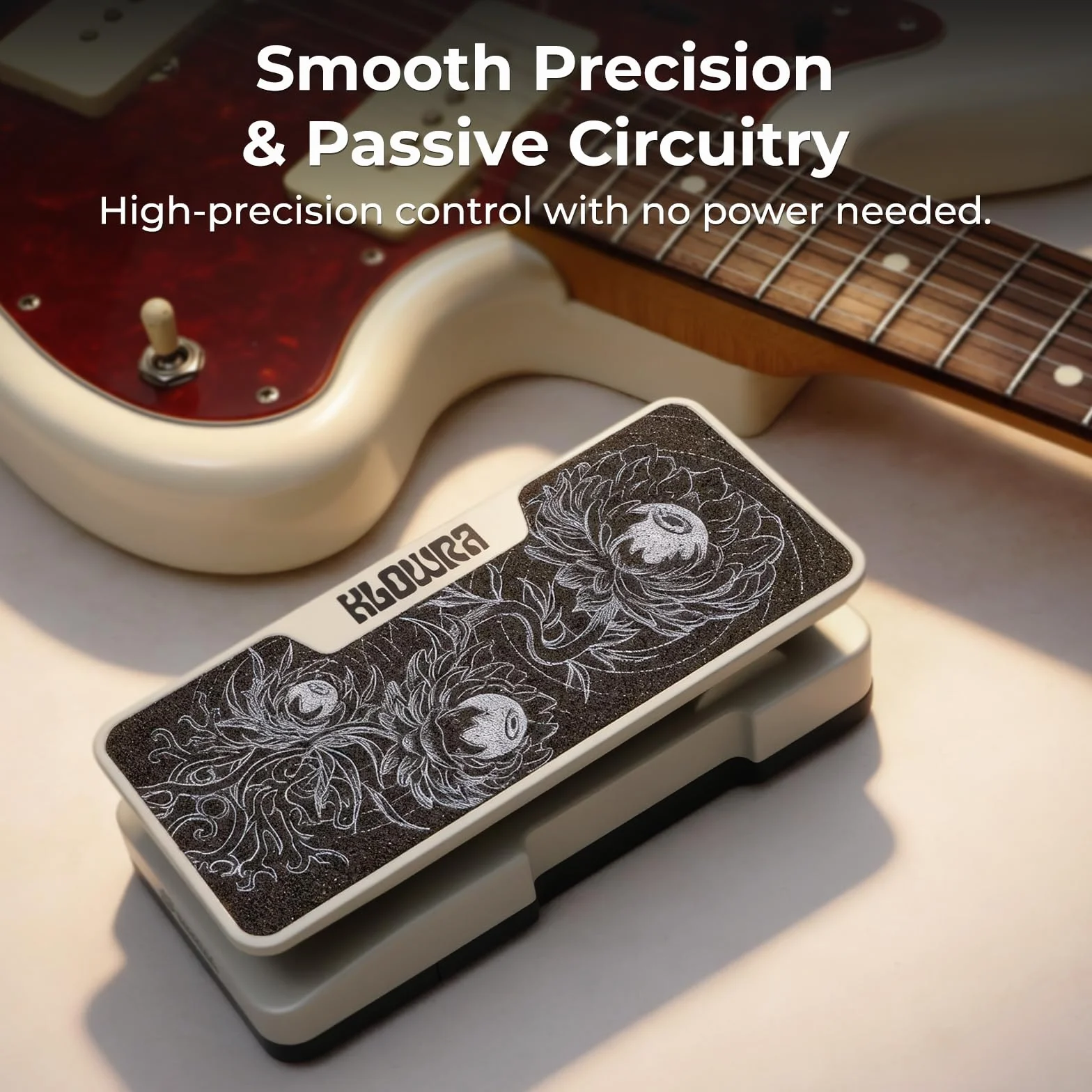 x Hotone Mantra Dual Expression Pedal de Volumen Pasivo EXP 2 en 1 con cable TRS