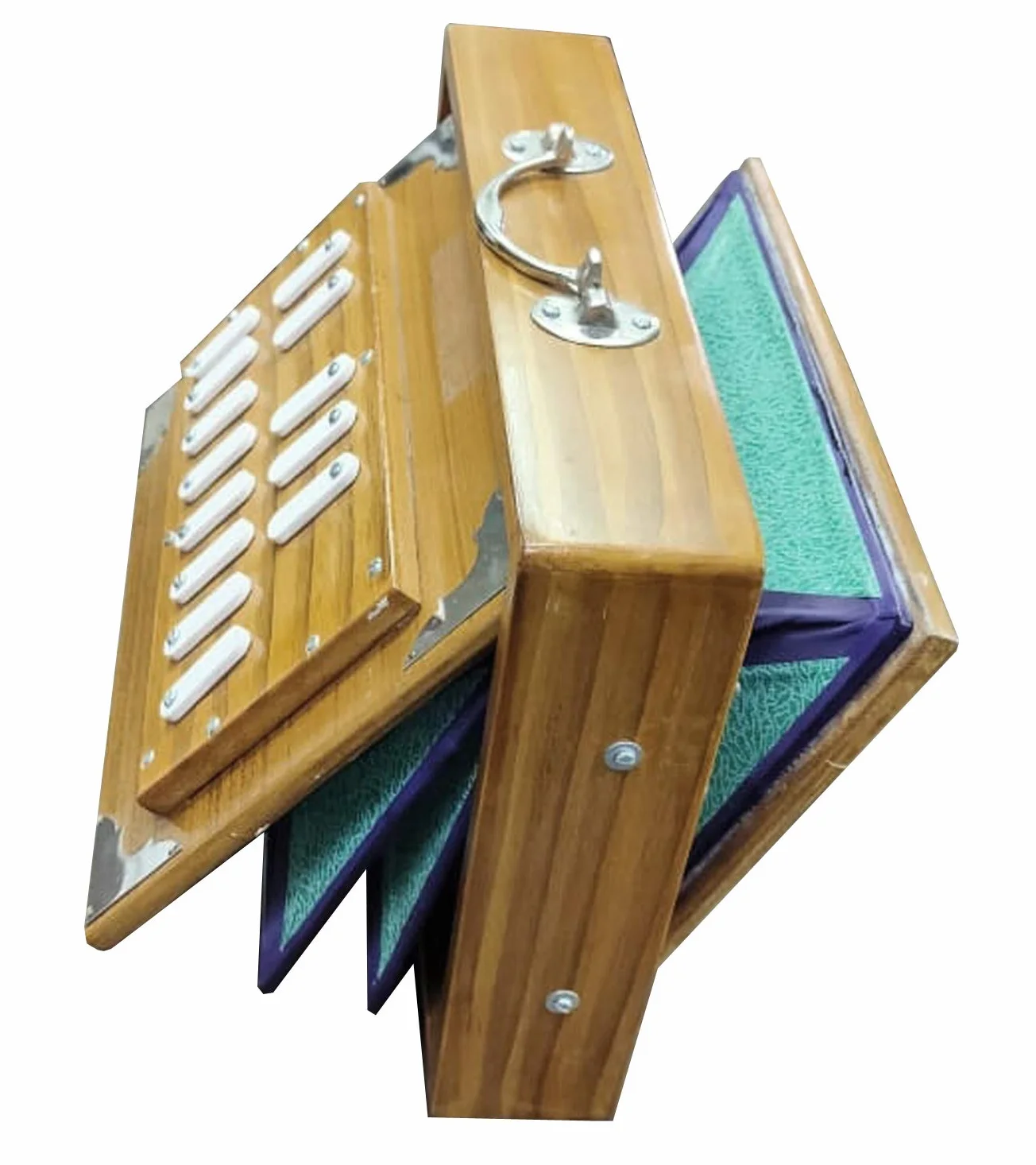 Shruti Box Surpeti en 432 Hz Especialmente diseñado para Yoga Bhajan Kirtan Therapie, Madera de teca maciza 13 paradas